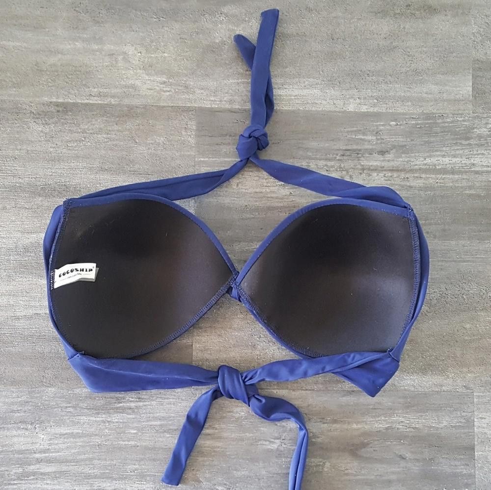 Designer Navy Classic Cocoship Bikini Top Size ONE SIZE - 2 Thumbnail