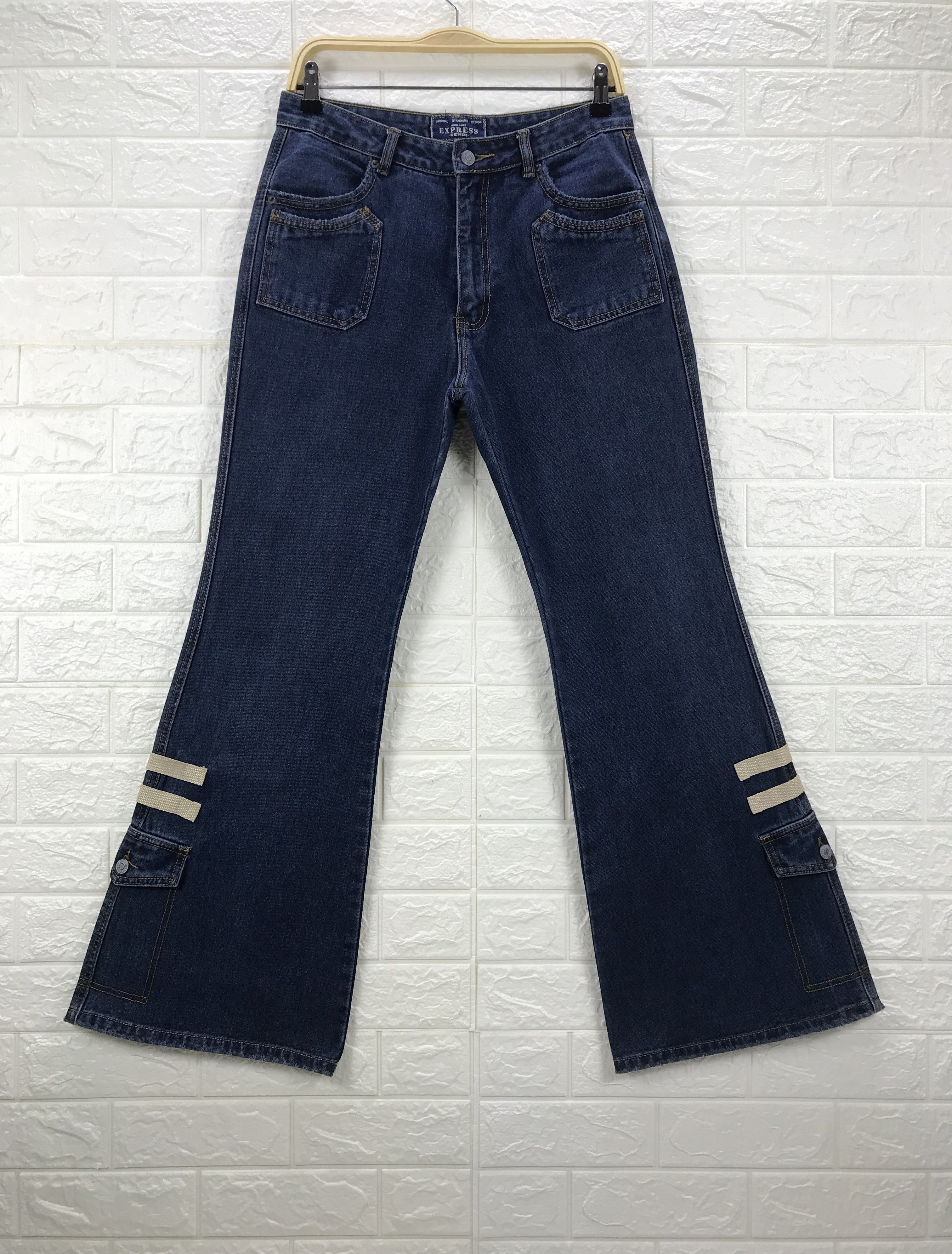 Japanese Brand Vintage Union Made Flare Jeans Bell Bottom Denim Size 30" / US 8 / IT 44 - 1 Thumbnail