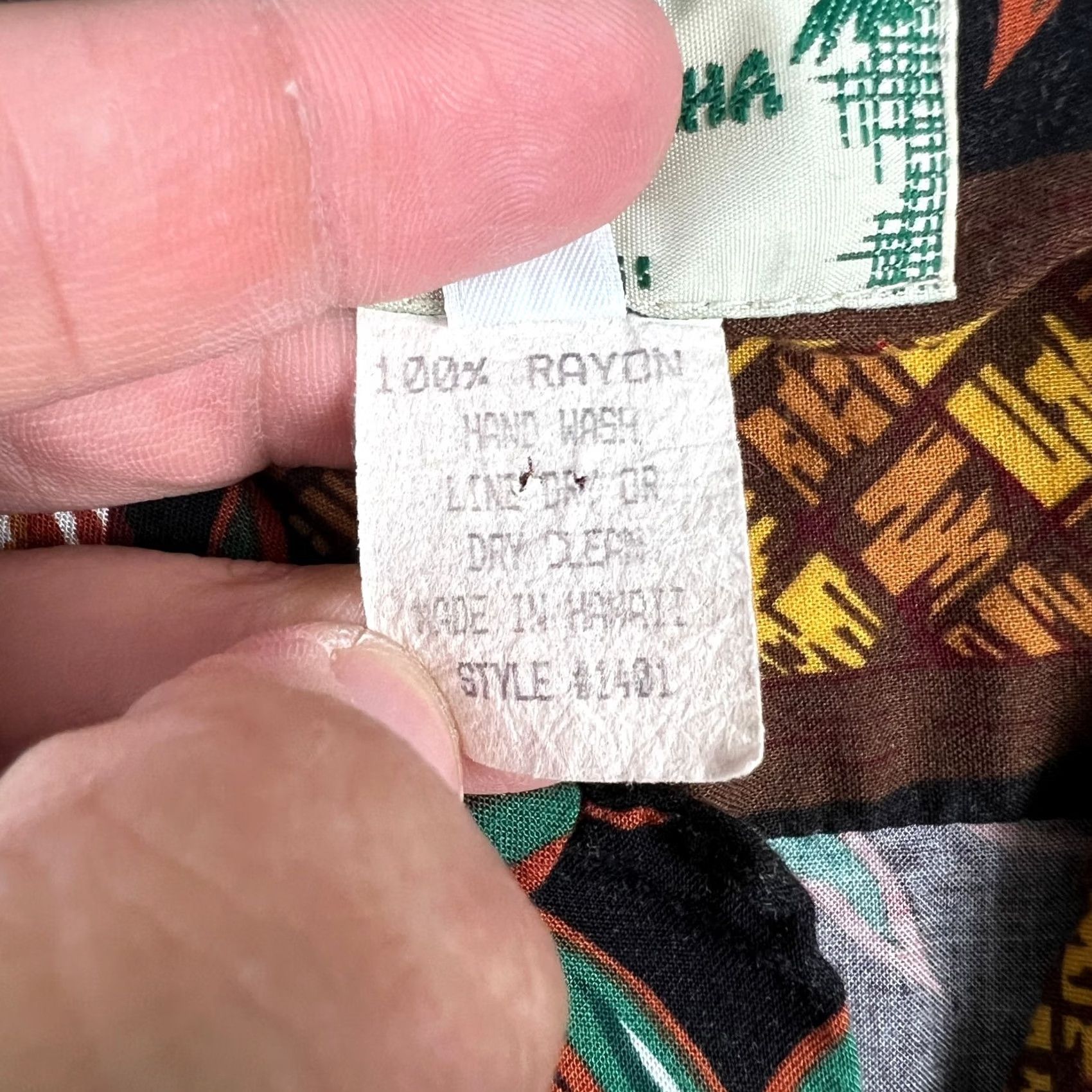 Vintage VINTAGE Kamehameha Hawaiian Shirt Medium Rayon Loop Camp Collar Aloha Pineapple Size US M / EU 48-50 / 2 - 4 Thumbnail