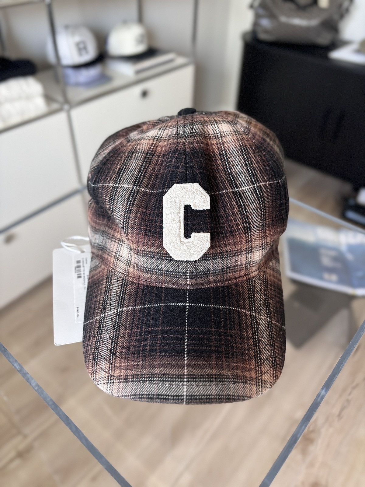 Celine CELINE | $590 | WOOL COLLEGE PATCH LETTER BASEBALL HAT Size ONE SIZE - 1 Thumbnail