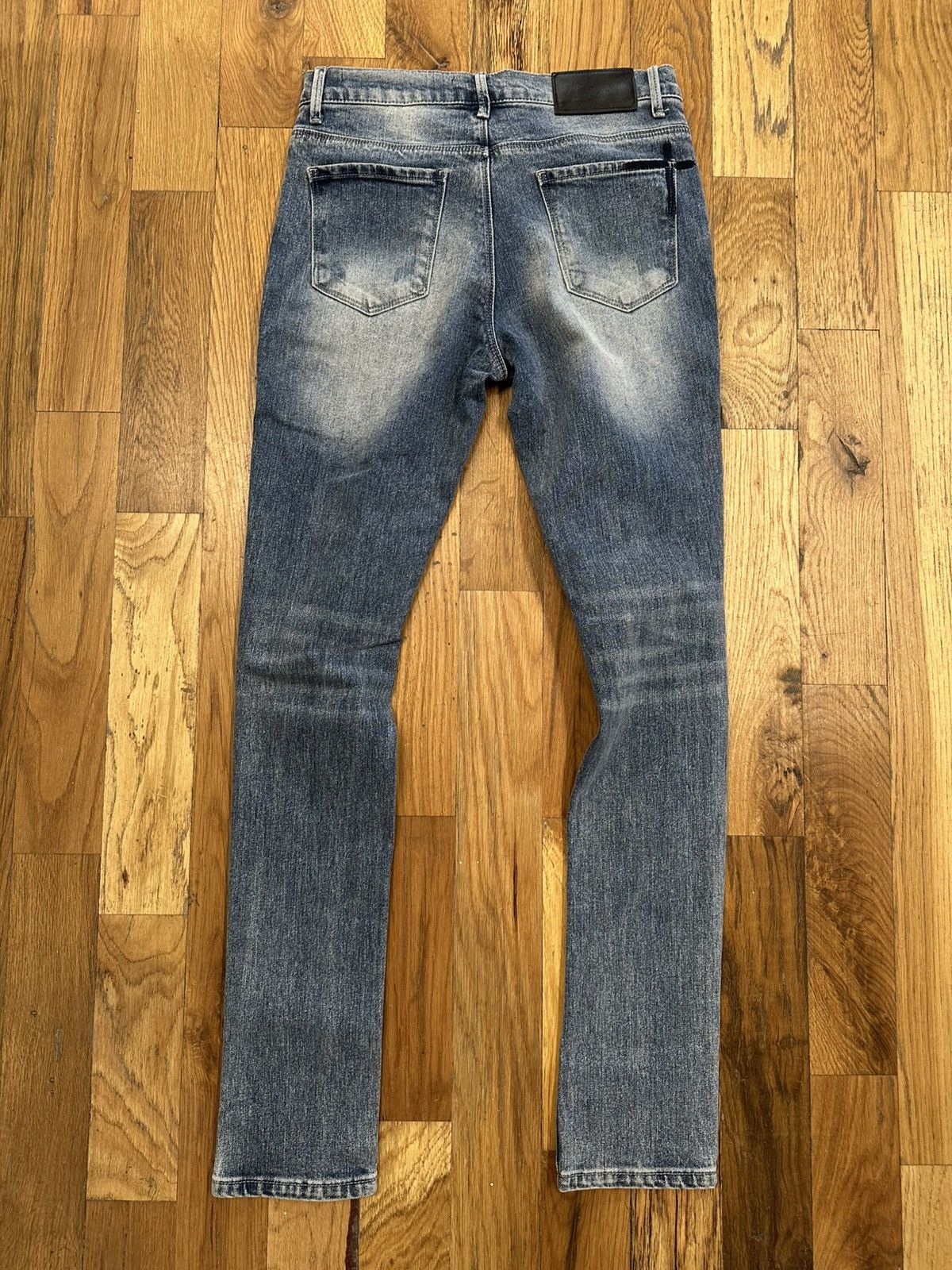 Rta Rta Side Crosses Blue Denim Jeans Size 29 Size US 29 - 2 Thumbnail