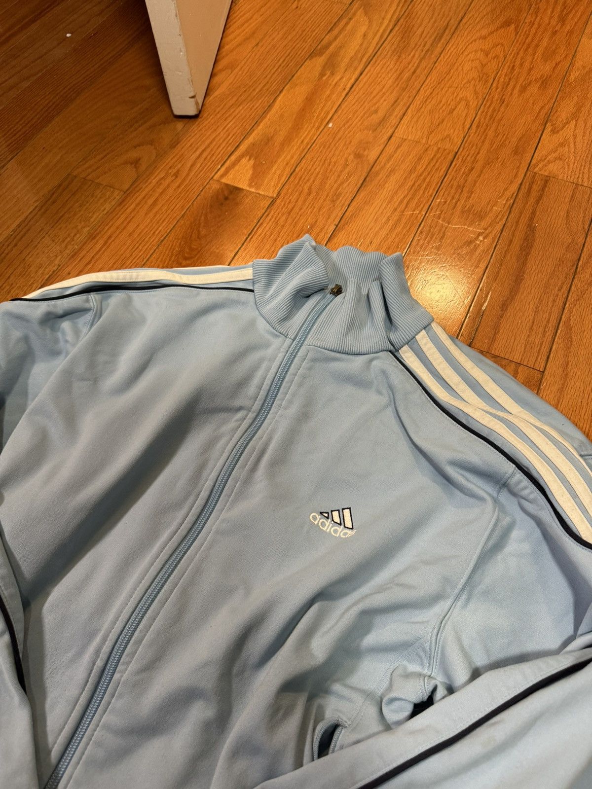 Adidas Vintage Adidas Sports Zipup Size US L / EU 52-54 / 3 - 2 Thumbnail