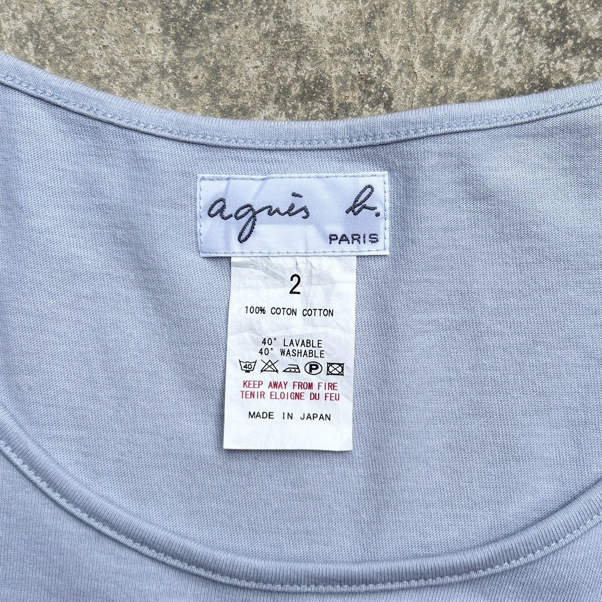 agnes b. Vintage Agnes B T-shirt Size M / US 6-8 / IT 42-44 - 4 Thumbnail