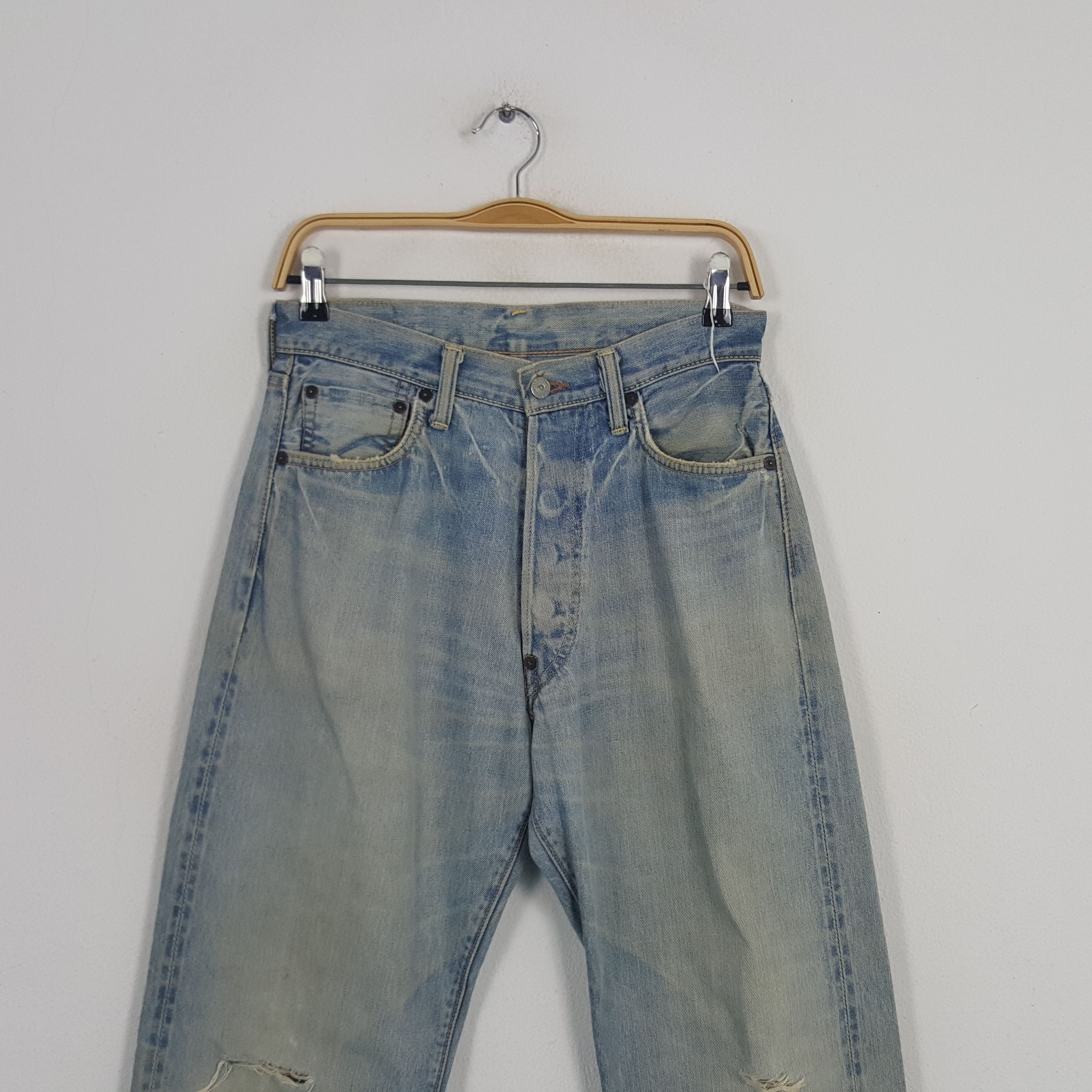 Evisu × Japanese Brand × Vintage Vintage Evisu Japanese Brand Daicock Custom Art Denim Jeans Size US 28 / EU 44 - 5 Thumbnail