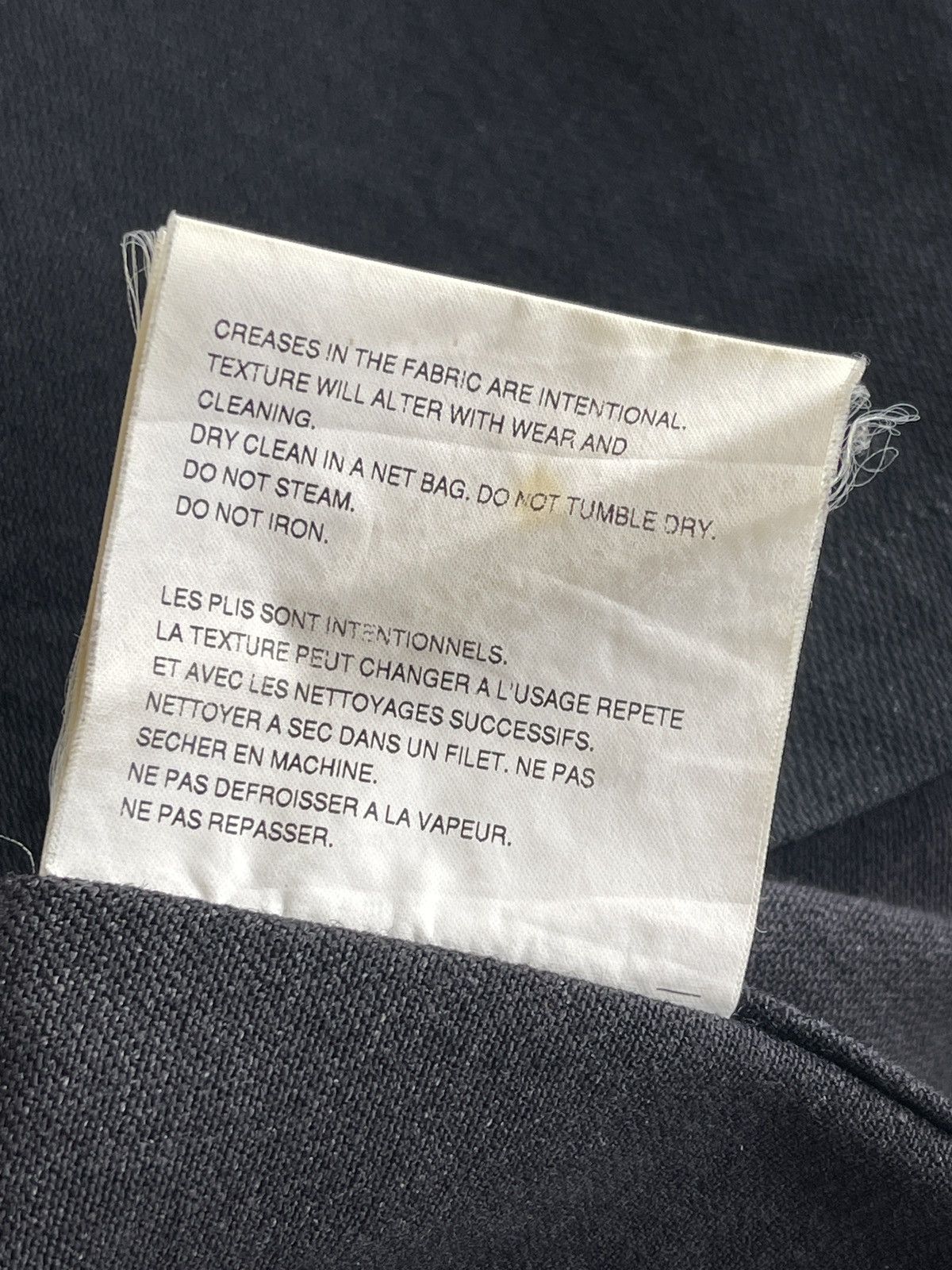 AW2001 Comme Des Garcons Homme Black Chore Jacket