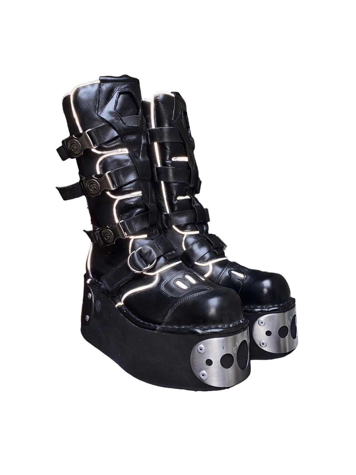 Avant Garde New Rock Vintage Ultra rare New Rock neptuno platform boots Size 43 Grailed