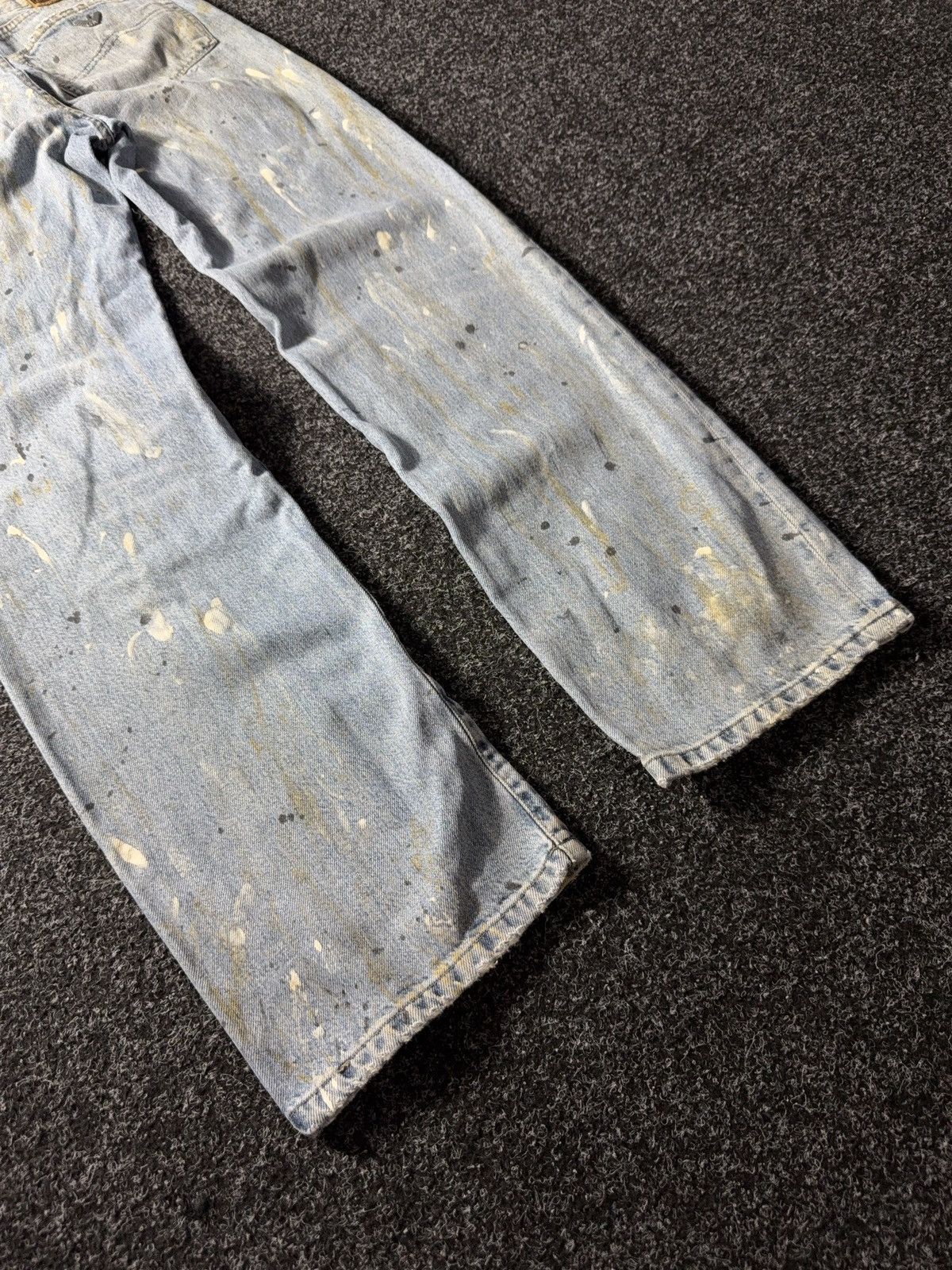 Armani × Vintage Vintage 90s Distressed Armani Jeans Baggy Pocket Logo Size 29" - 13 Thumbnail