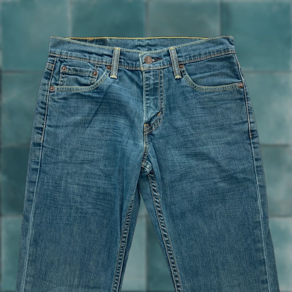 Levi's Levi's 511 Jeans Mens 29x30 Slim Straight Leg Blue Stretch Denim Mid Rise Casual Size US 29 - 1 Thumbnail