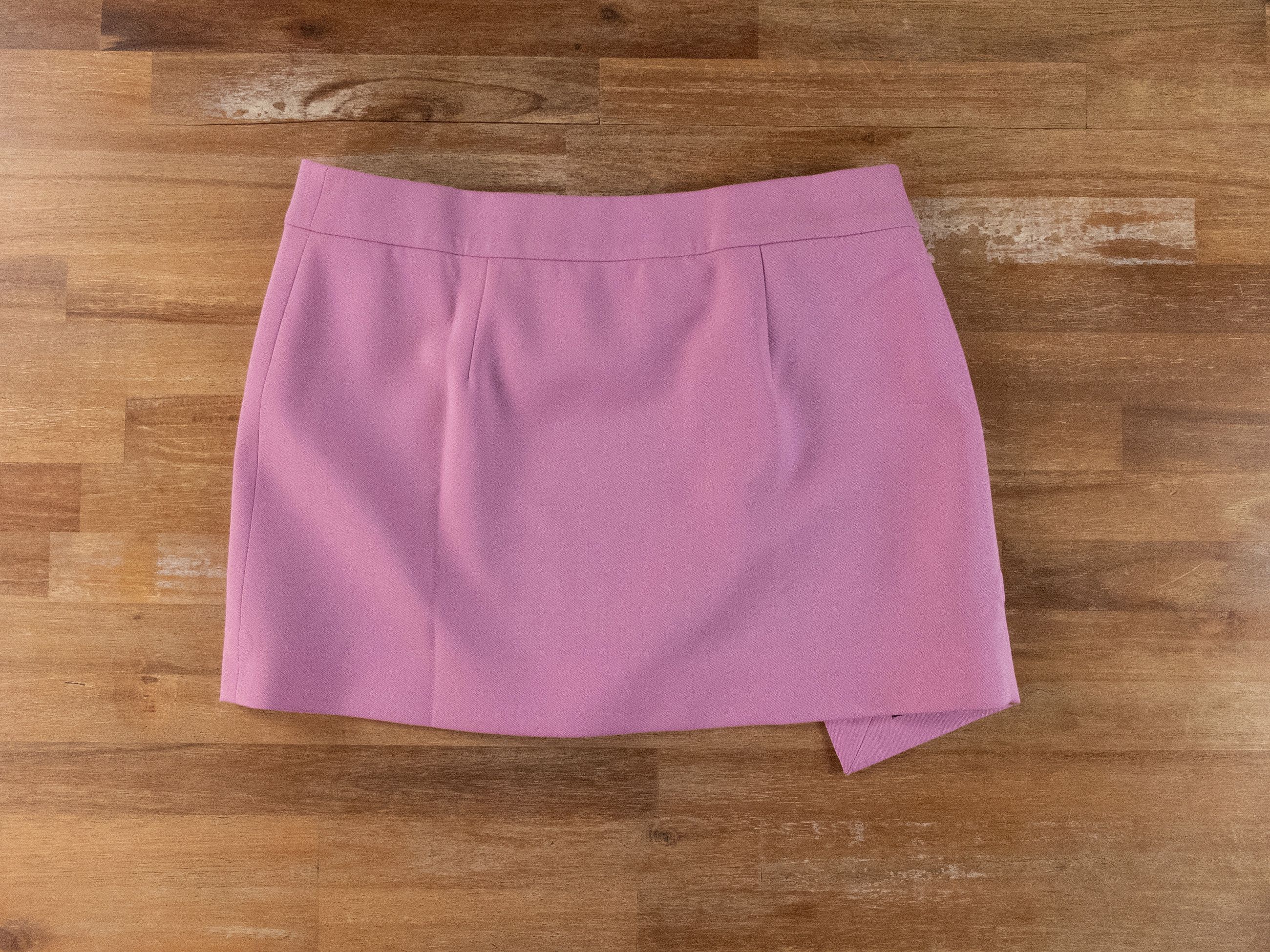 The Attico THE ATTICO orchid haze pink wool mini envelope skirt 4 / 40 Size 27" / US 4 / IT 40 - 13 Thumbnail