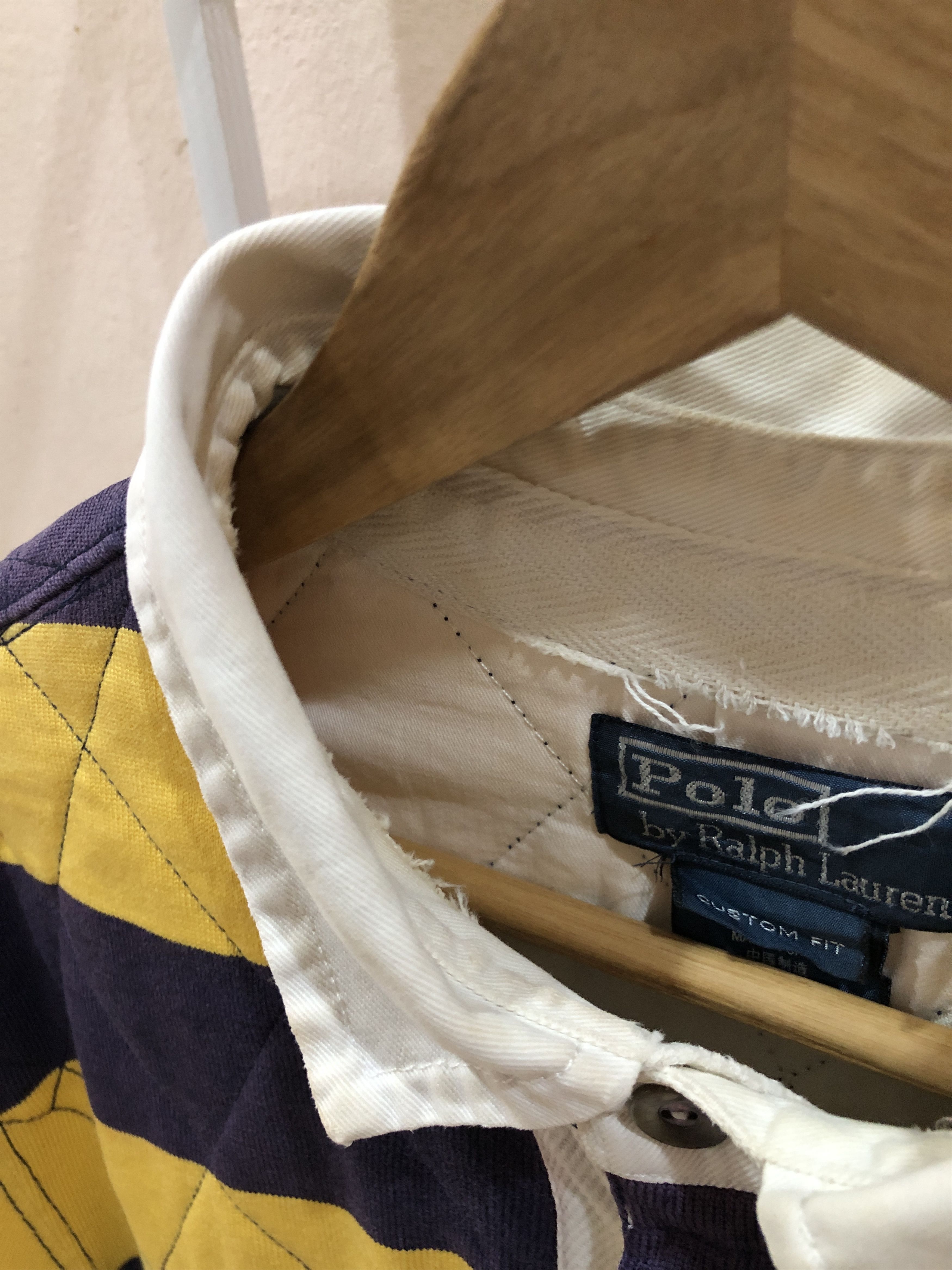 Polo Ralph Lauren Vintage Polo Ralph Lauren Rugby Striped Long Sleeve Shirts Size US XL / EU 56 / 4 - 5 Thumbnail
