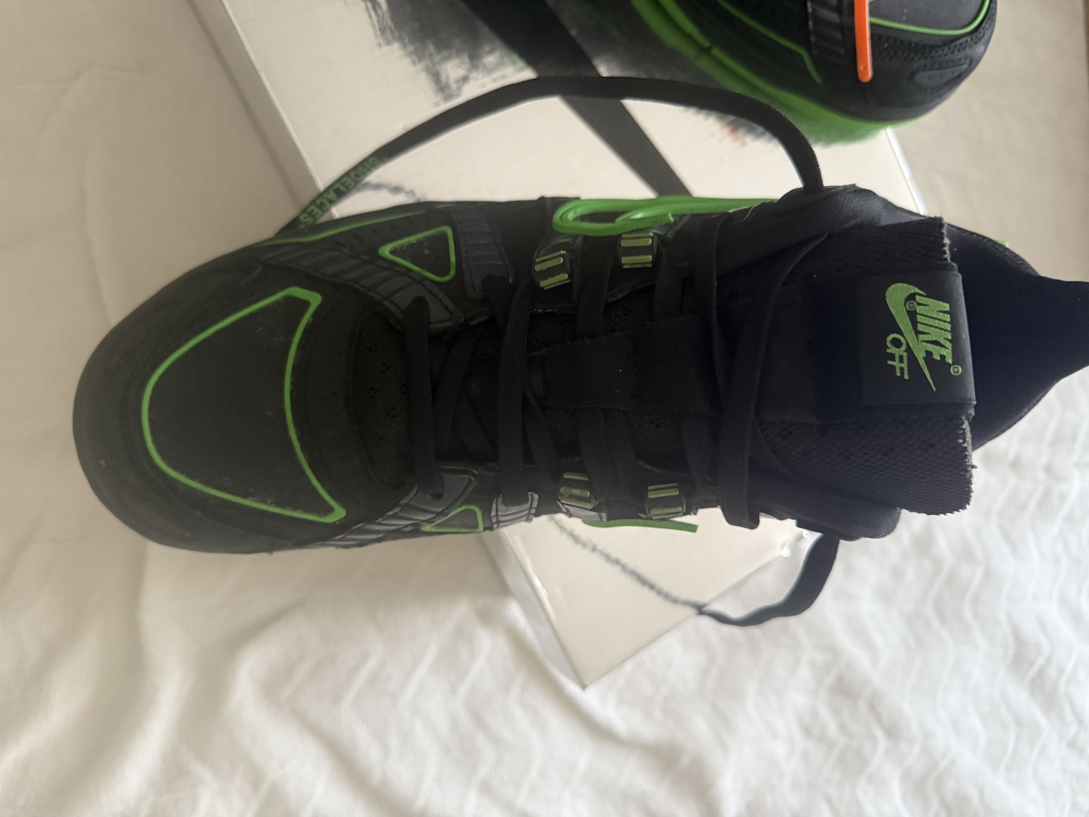Nike × Off-White Nike Air Rubber dunk "Green Strike" Size US 12 / EU 45 - 8 Thumbnail