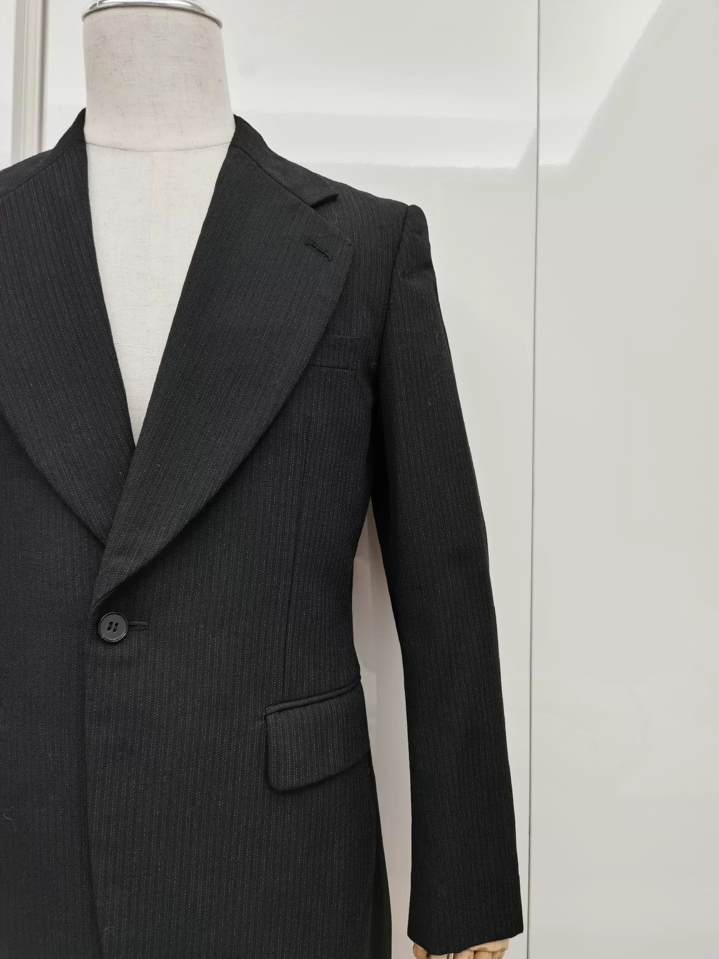 Comme des Garcons Homme Plus CDG Homme Plus Blazer WNL Subtle Stripe Back Design Size US M / EU 48-50 / 2 - 3 Thumbnail