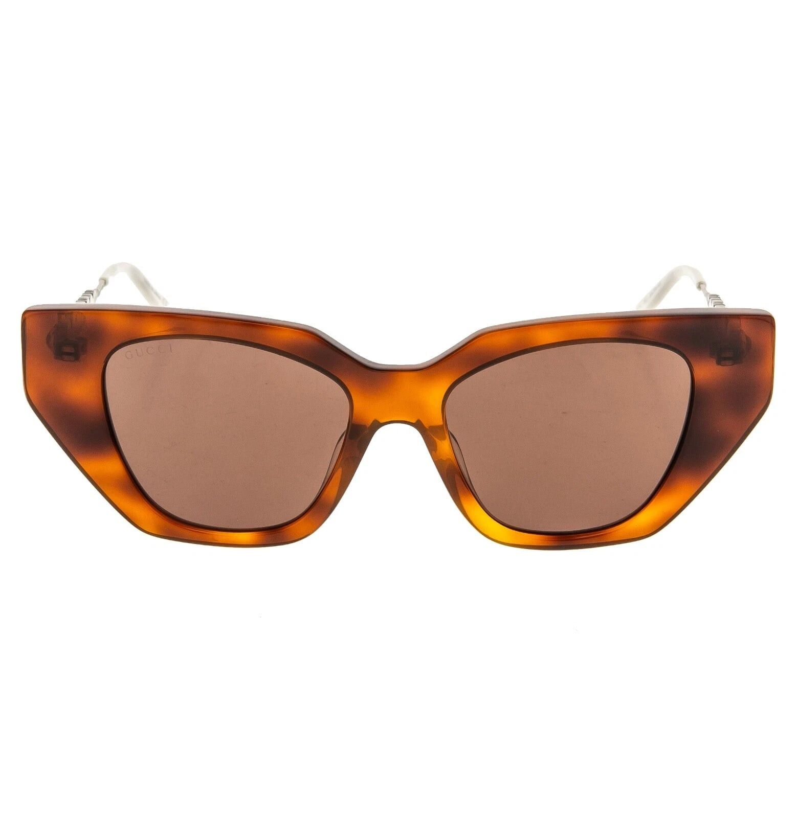 Gucci GUCCI GG0641S STAR 0641 Silver Brown Stud Sunglasses 003 Size ONE SIZE - 6 Thumbnail