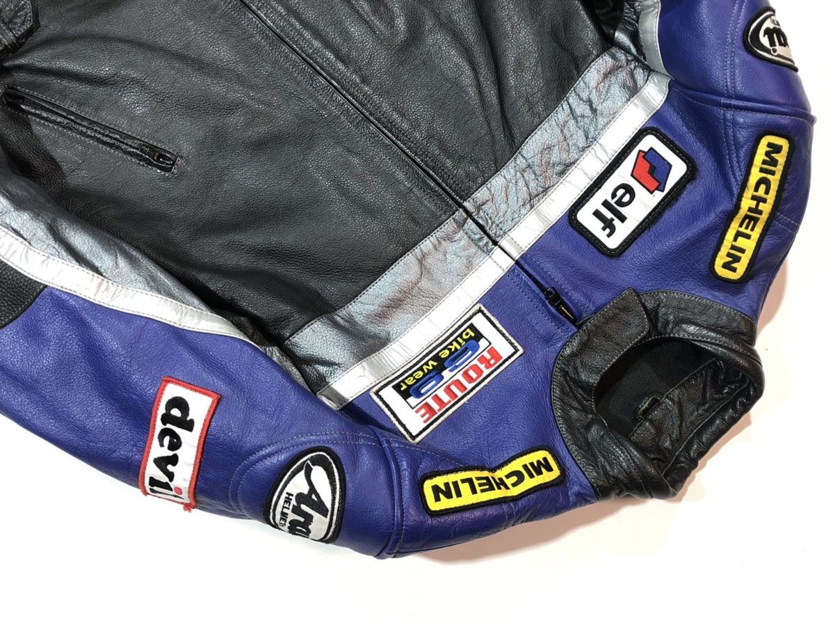 Dainese × Ferrari × Yamaha Route 69 Motorcycle Leather Jacket Racing Size US L / EU 52-54 / 3 - 9 Thumbnail