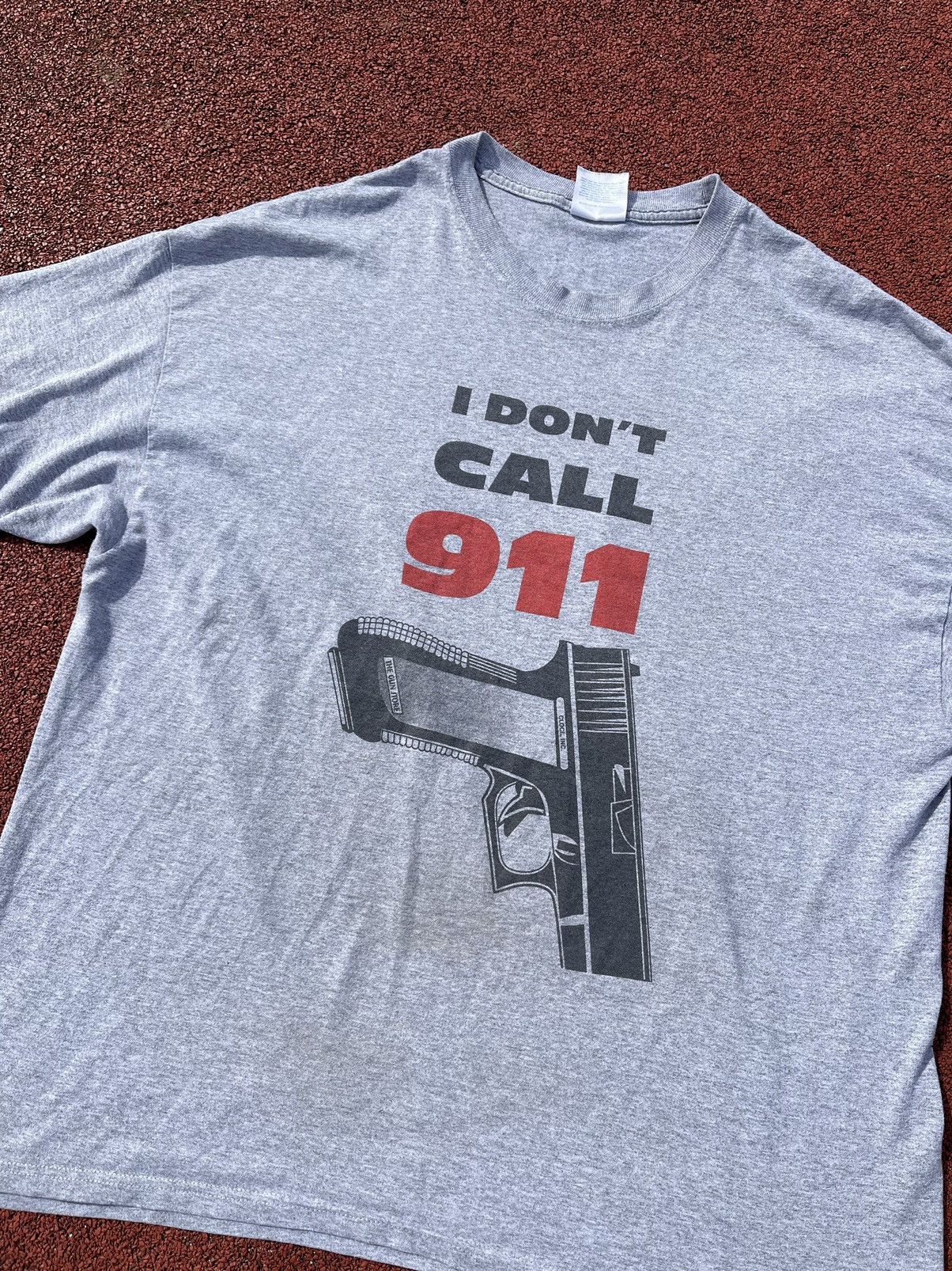 Vintage 💥 I DON'T CALL 911 Vintage Tee Humor Oversize Size US XL / EU 56 / 4 - 2 Thumbnail