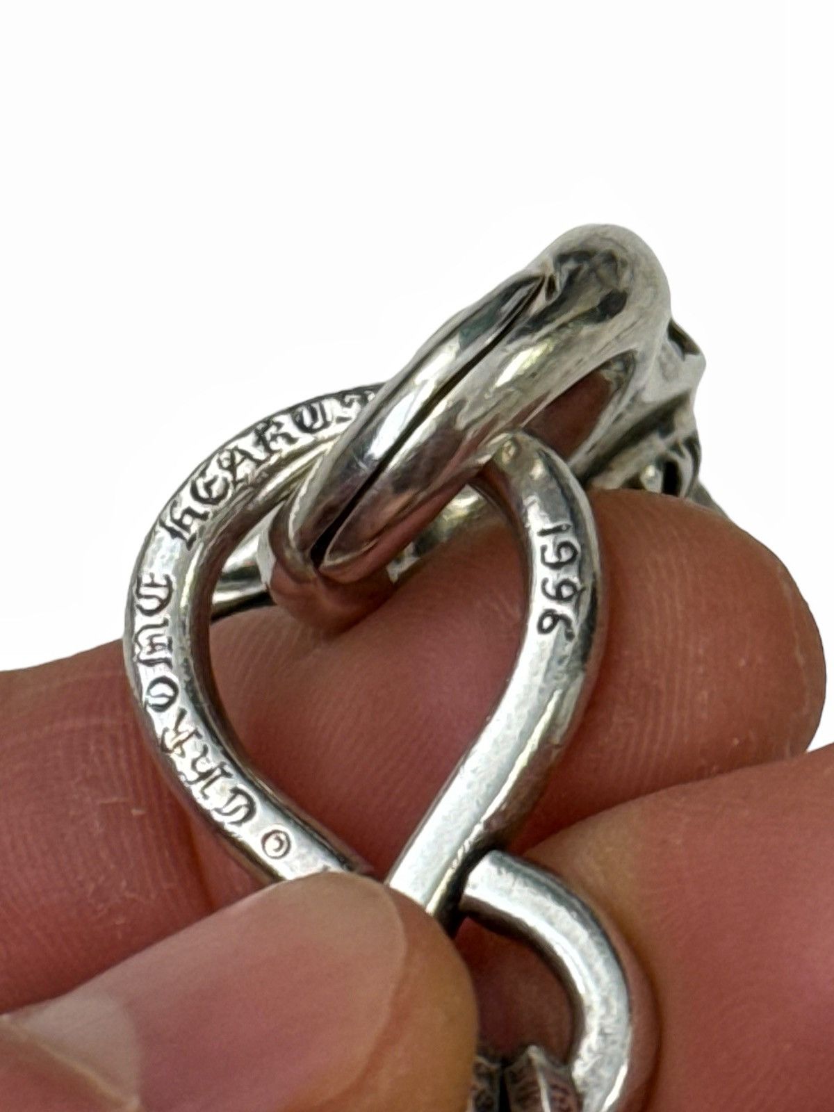 Chrome Hearts Interweave B Chain Wallet Rings Chain w Lobster Clasp Size ONE SIZE - 12 Thumbnail