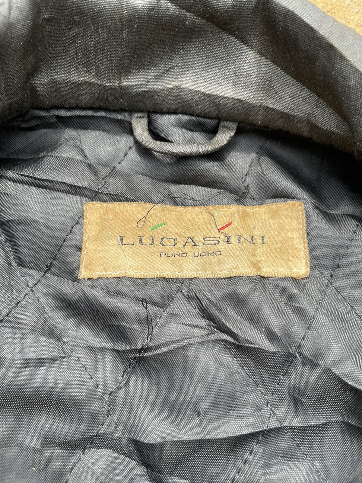 Japanese Brand Vintage Lucasini Dark Green Bomber Jacket M Size US M / EU 48-50 / 2 - 12 Thumbnail