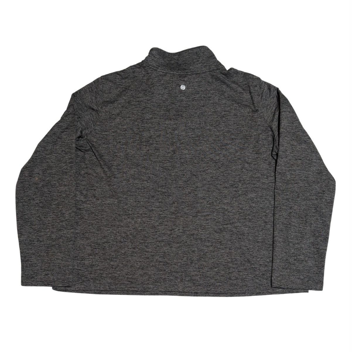 Unknown London Stretch the Rules Gray Quarter Zip Pullover XL Athletic Top Size L / US 10 / IT 46 - 6 Thumbnail