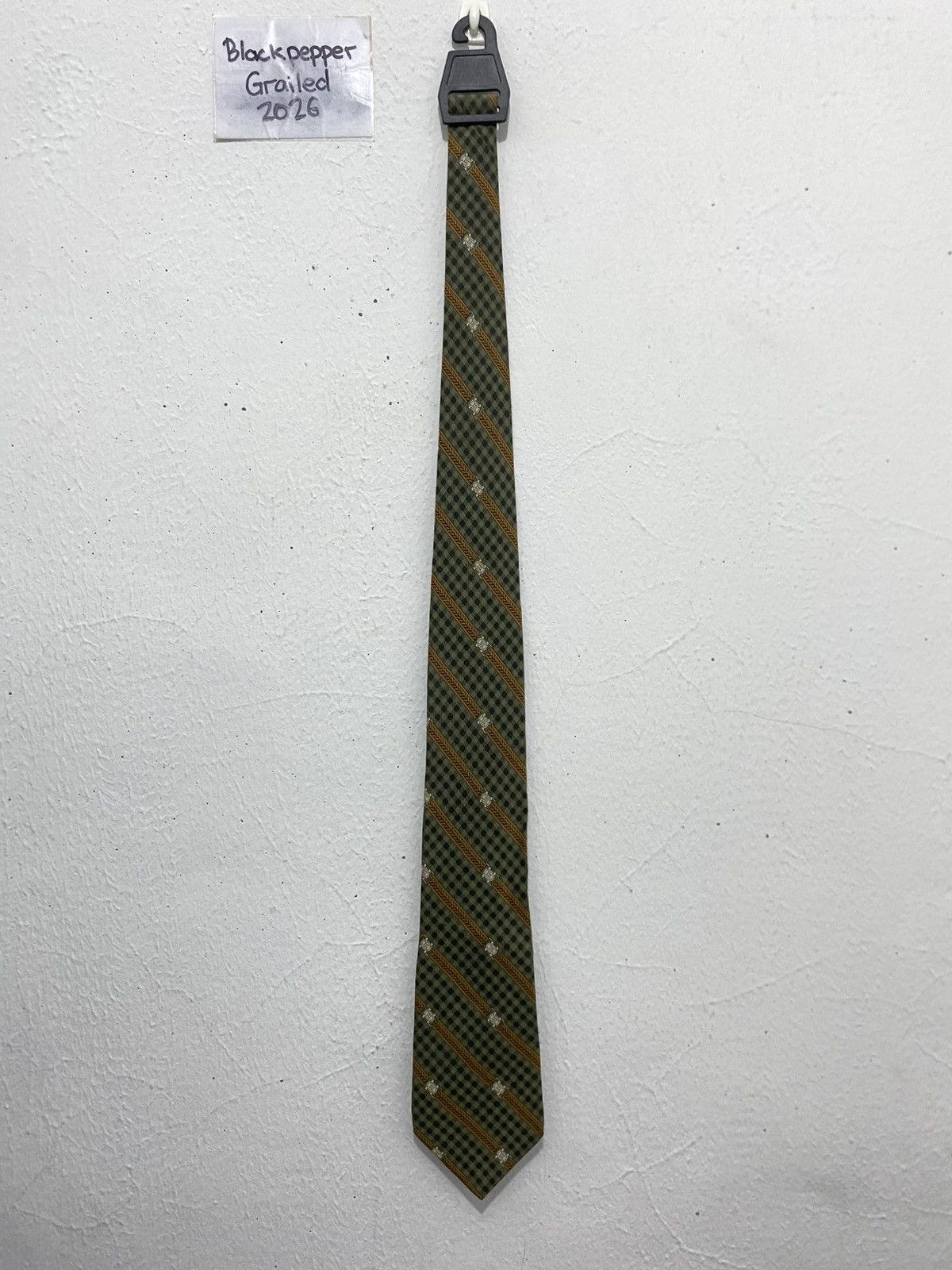 Celine Vintage Celine Abstract Silk Tie Size ONE SIZE - 1 Thumbnail
