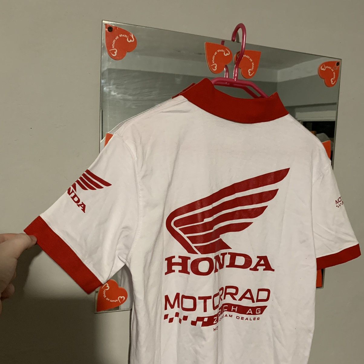 Honda Vintage Honda Motorrad Racing y2k Polo Tee Size US L / EU 52-54 / 3 - 2 Thumbnail