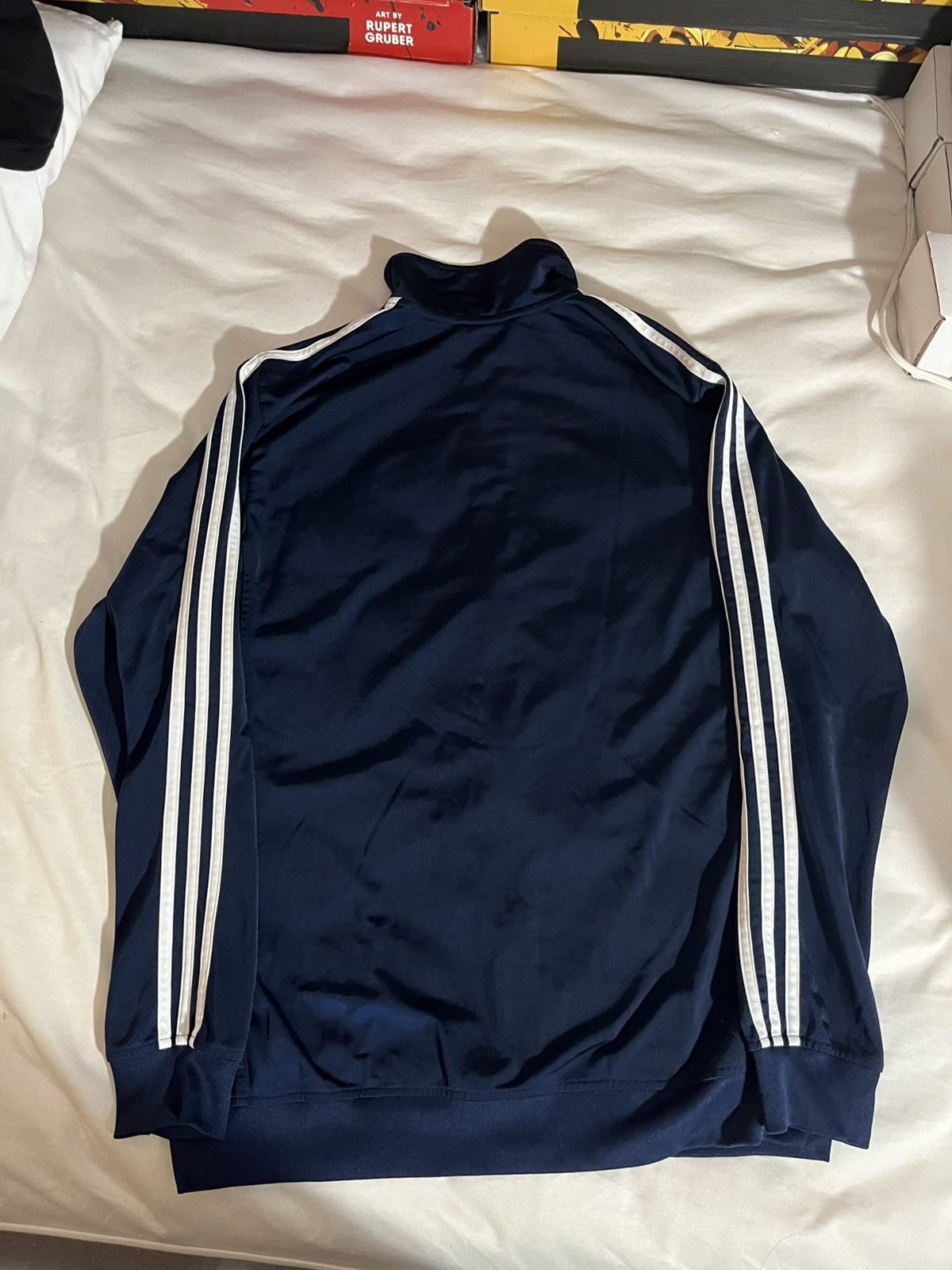 Adidas Adidas blue navy track suit Size US L / EU 52-54 / 3 - 10 Thumbnail