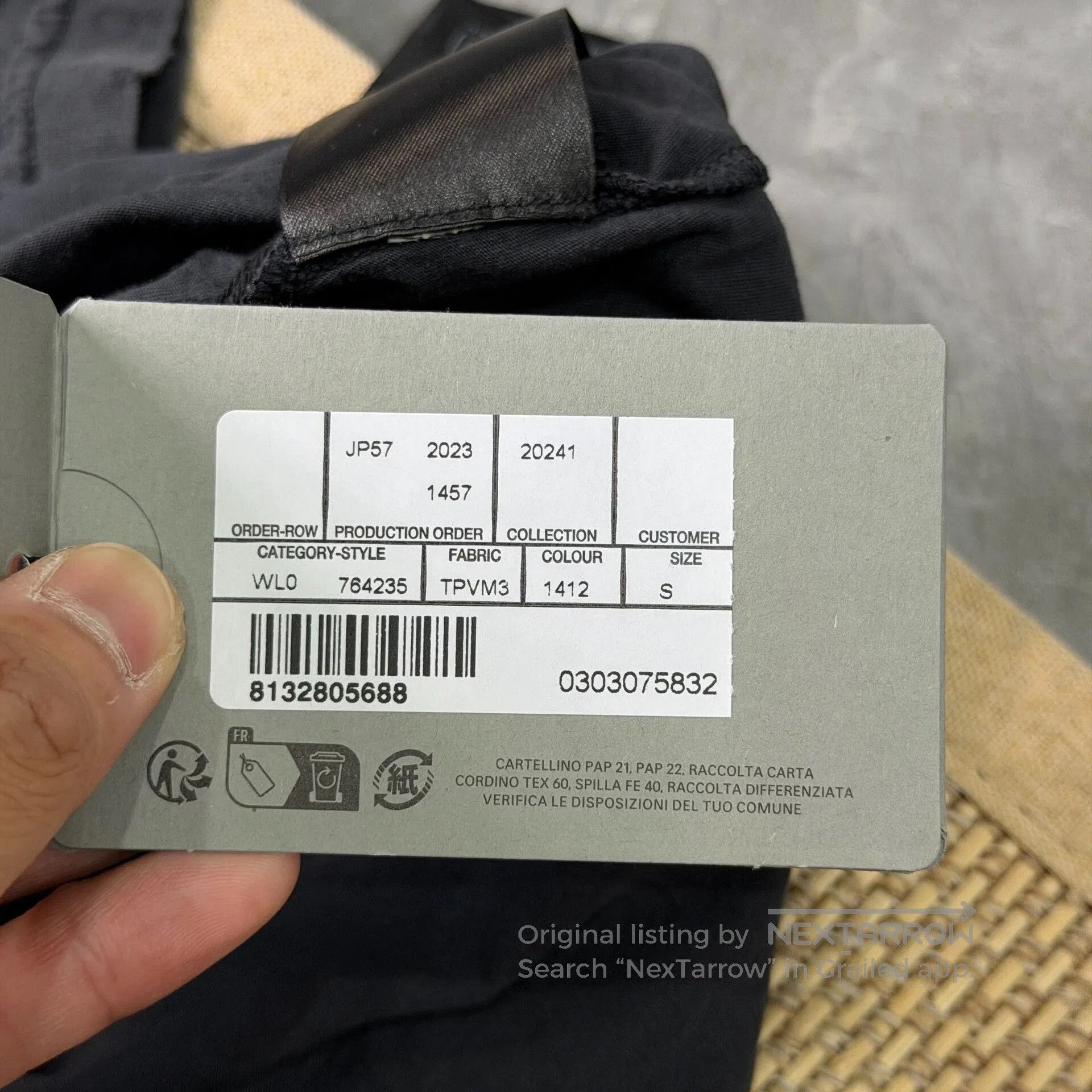 Balenciaga Balenciaga Black Washed Short Sleeve Tee. Size US S / EU 44-46 / 1 - 8 Thumbnail