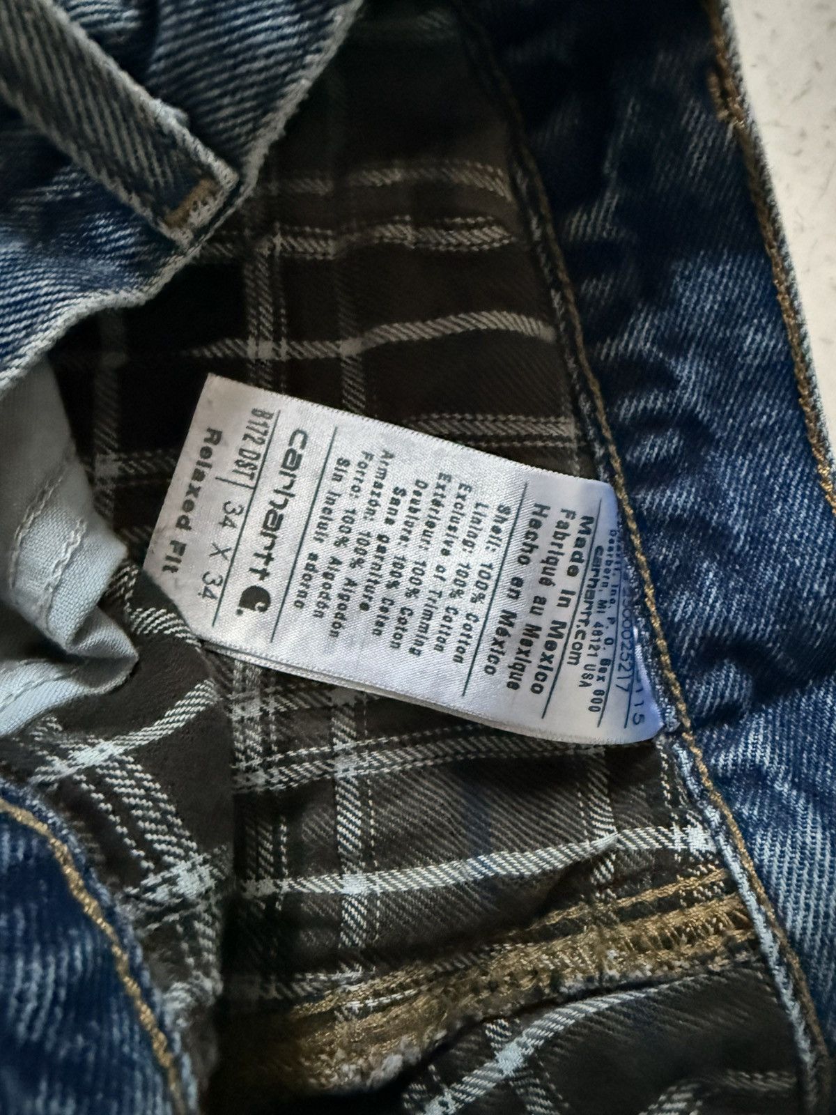 Carhartt Vintage carthartt inner lined work pants Size US 34 / EU 50 - 4 Thumbnail