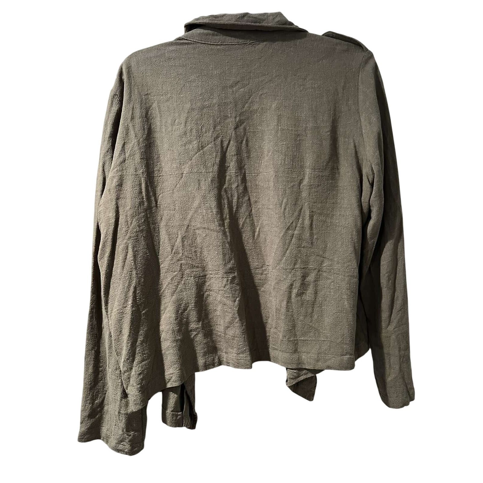 & Other Stories Lulus Women Jacket Size XL Linen Cotton A001620 Size XL / US 12-14 / IT 48-50 - 9 Thumbnail