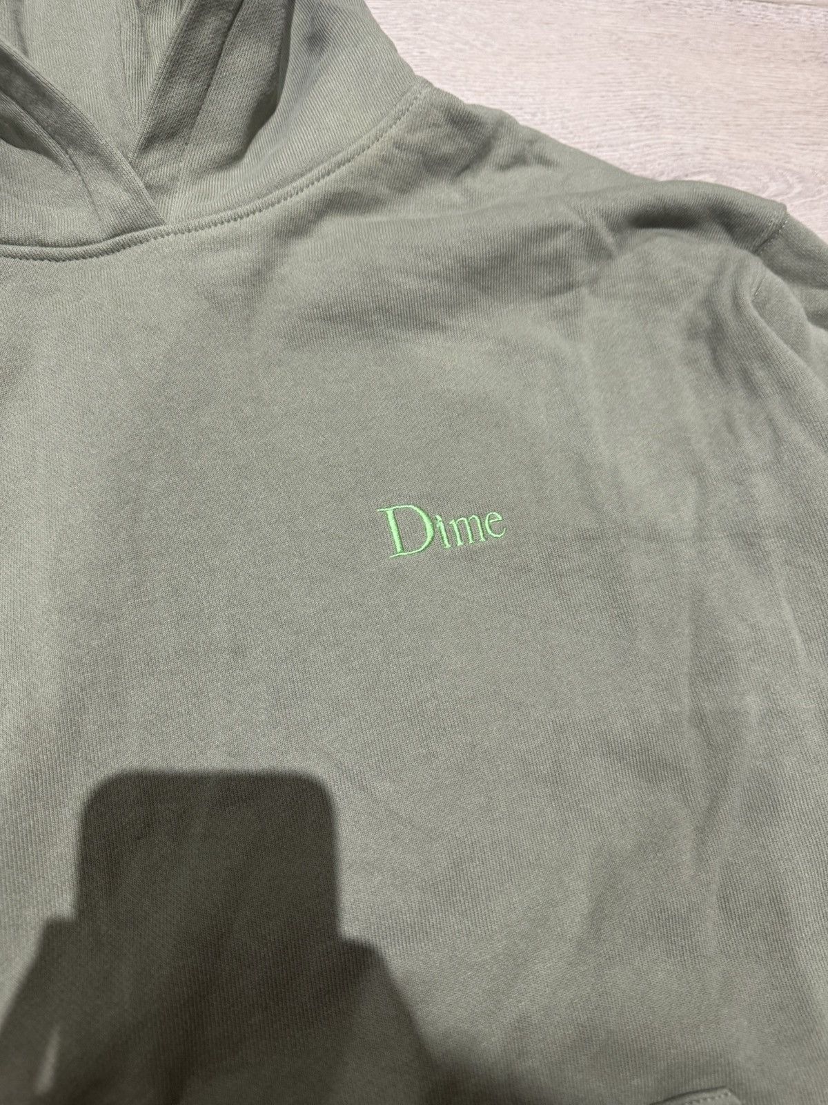 Dime × Vintage Baggy Green Dime Hoodie Size US L / EU 52-54 / 3 - 2 Thumbnail