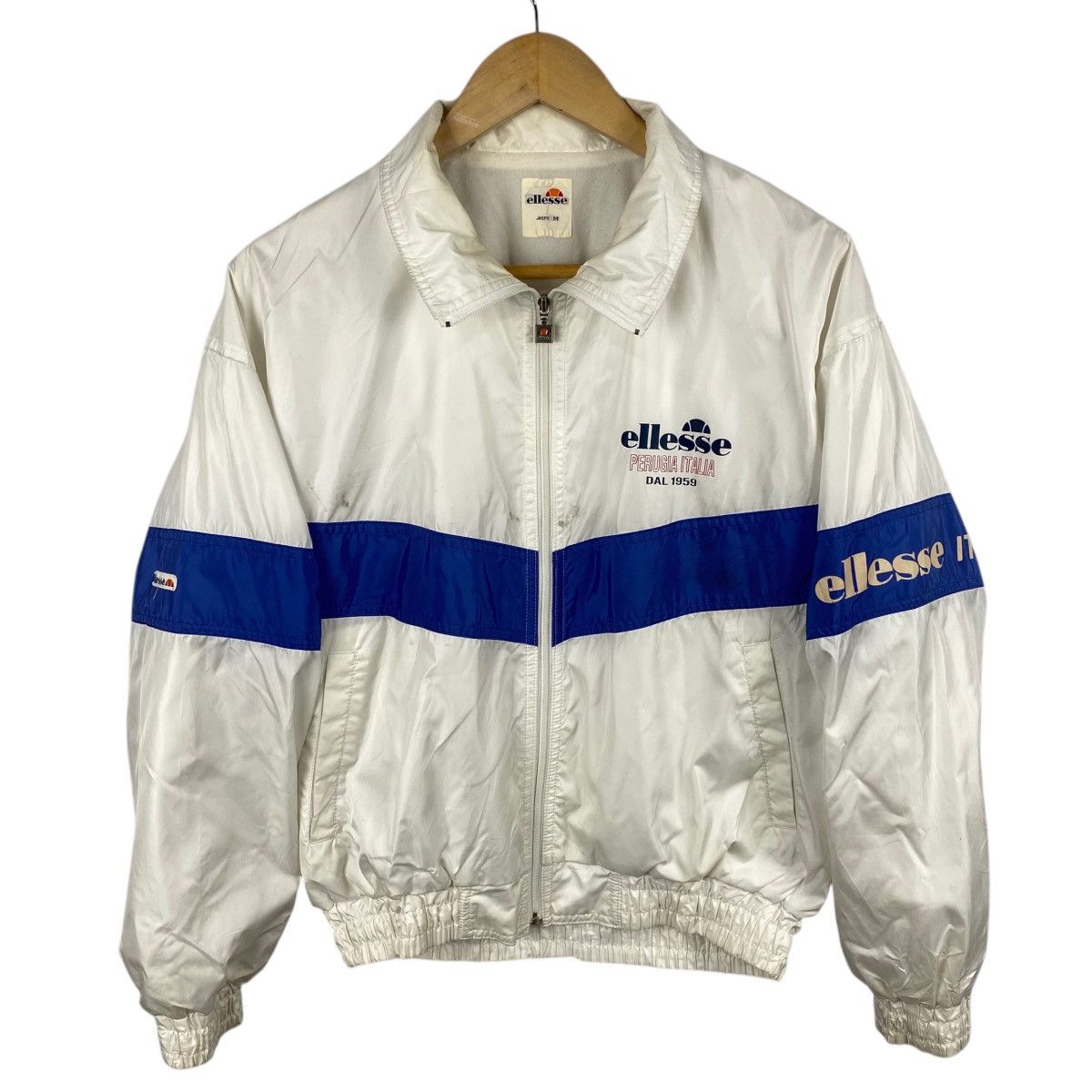Ellesse × Japanese Brand × Vintage 💥90s ELLESSE ZIPPER TRAINER SPORT JACKET Size M / US 6-8 / IT 42-44 - 1 Thumbnail