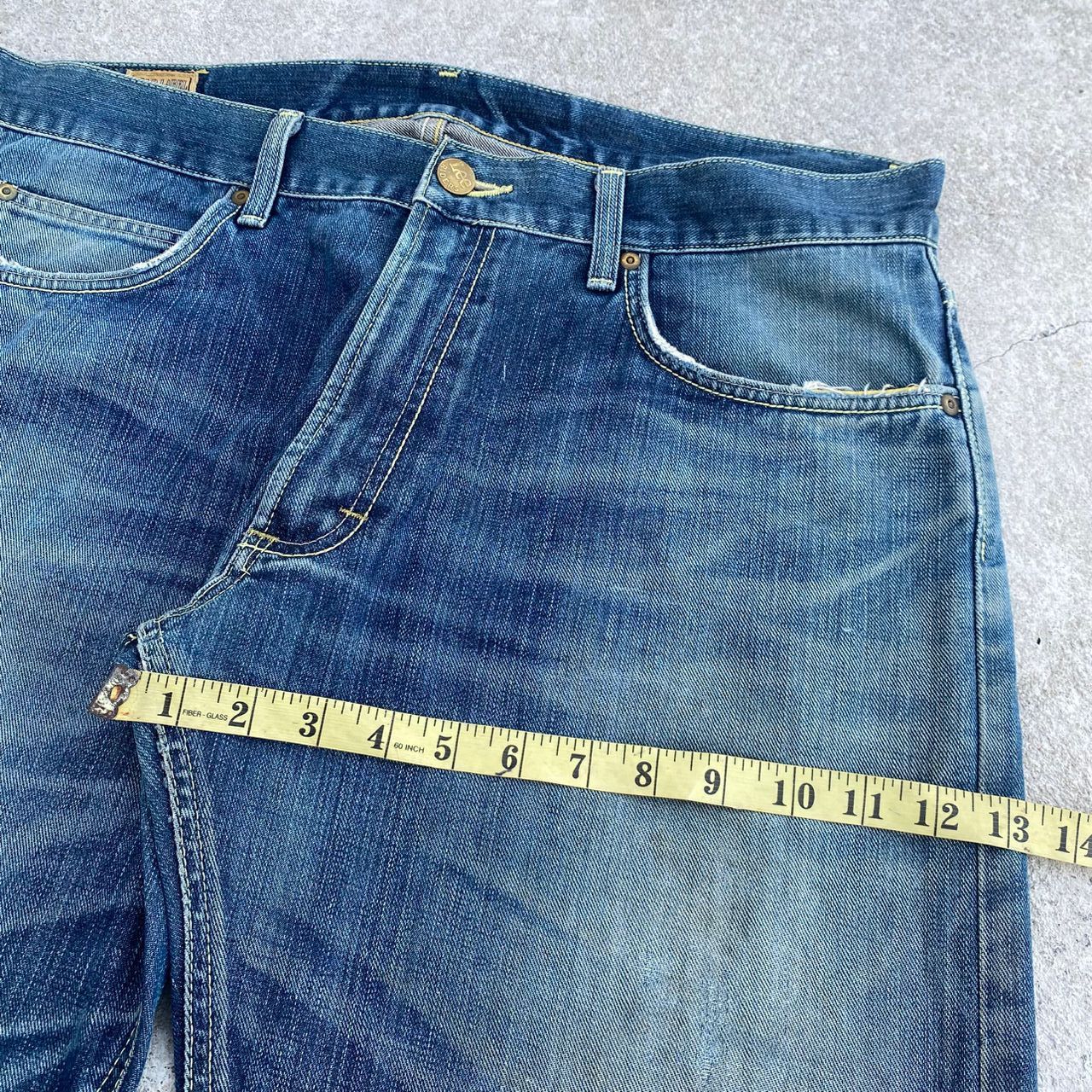 Lee Vintage Lee Riders Dismtressed Denim Size US 38 / EU 54 - 6 Thumbnail