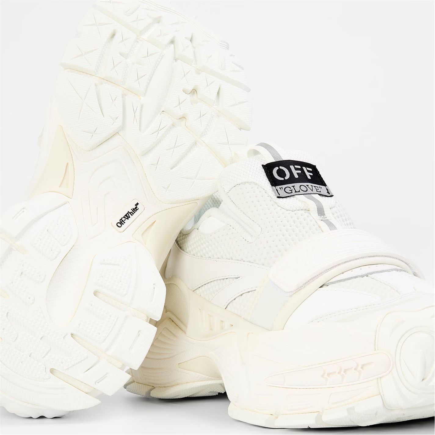 Off-White o1g2r1mq0226 Breathable Mesh Trainers in White Size US 6 / EU 39 - 4 Thumbnail