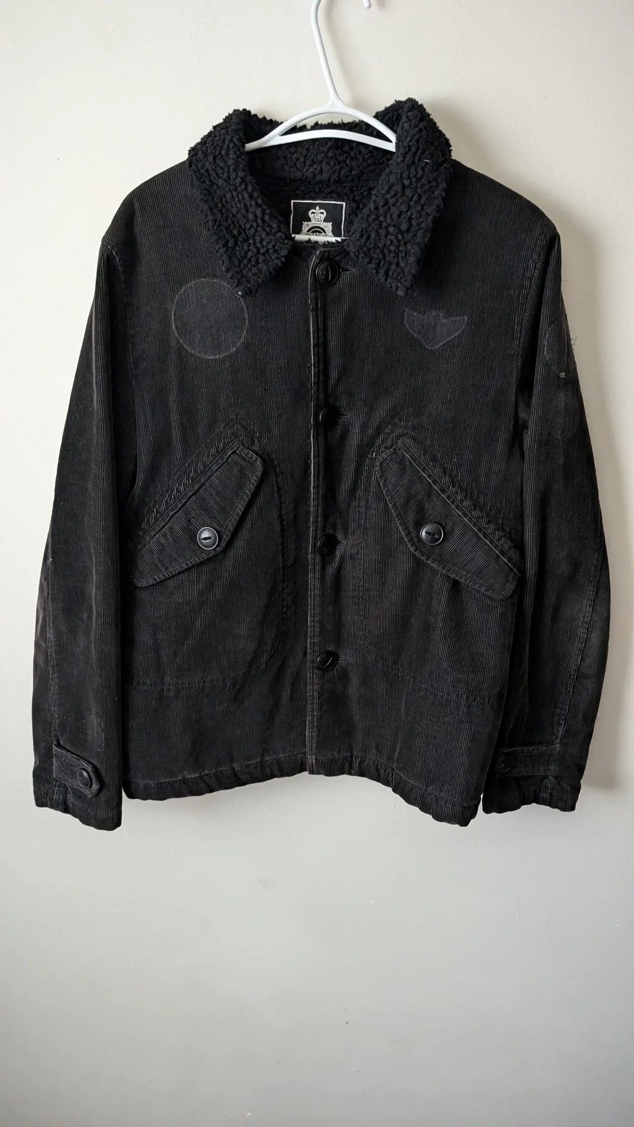 Undercover Neighborhood Shearling Corduroy Military Deck Jacket Size US M / EU 48-50 / 2 - 6 Thumbnail