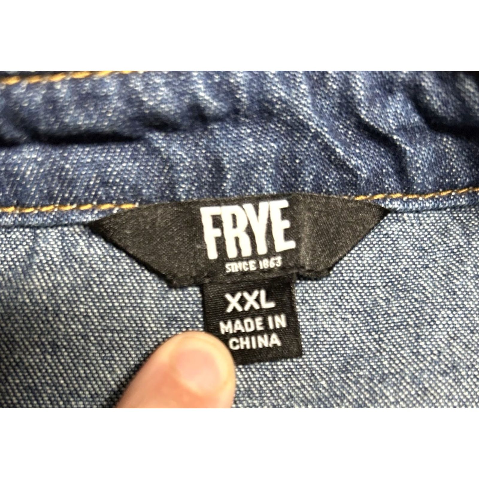 Frye Frye Women's Blue Denim Button Down Long Sleeve Belted Midi Dress Size 2XL Size XXL / US 16-18 / IT 52-54 - 7 Thumbnail