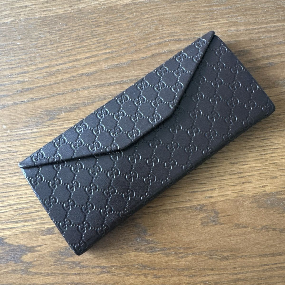 Gucci GUCCI Collapsible Triangular Leather SUNGLASS Case ONLY Size ONE SIZE - 2 Thumbnail