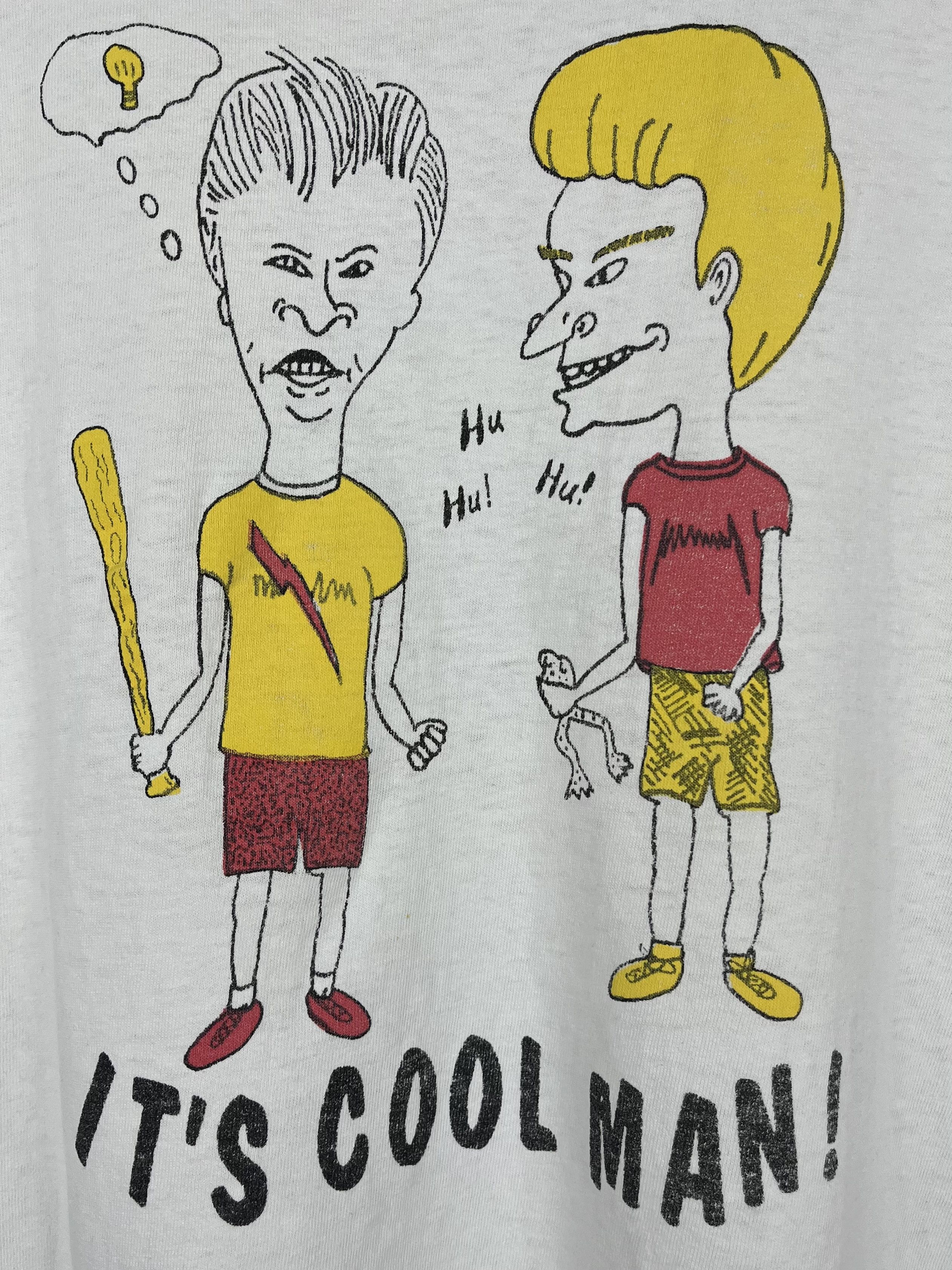 Mtv Vintage Beavis And Butthead MTV Cartoon T Shirt 90’s Size US XL / EU 56 / 4 - 5 Thumbnail