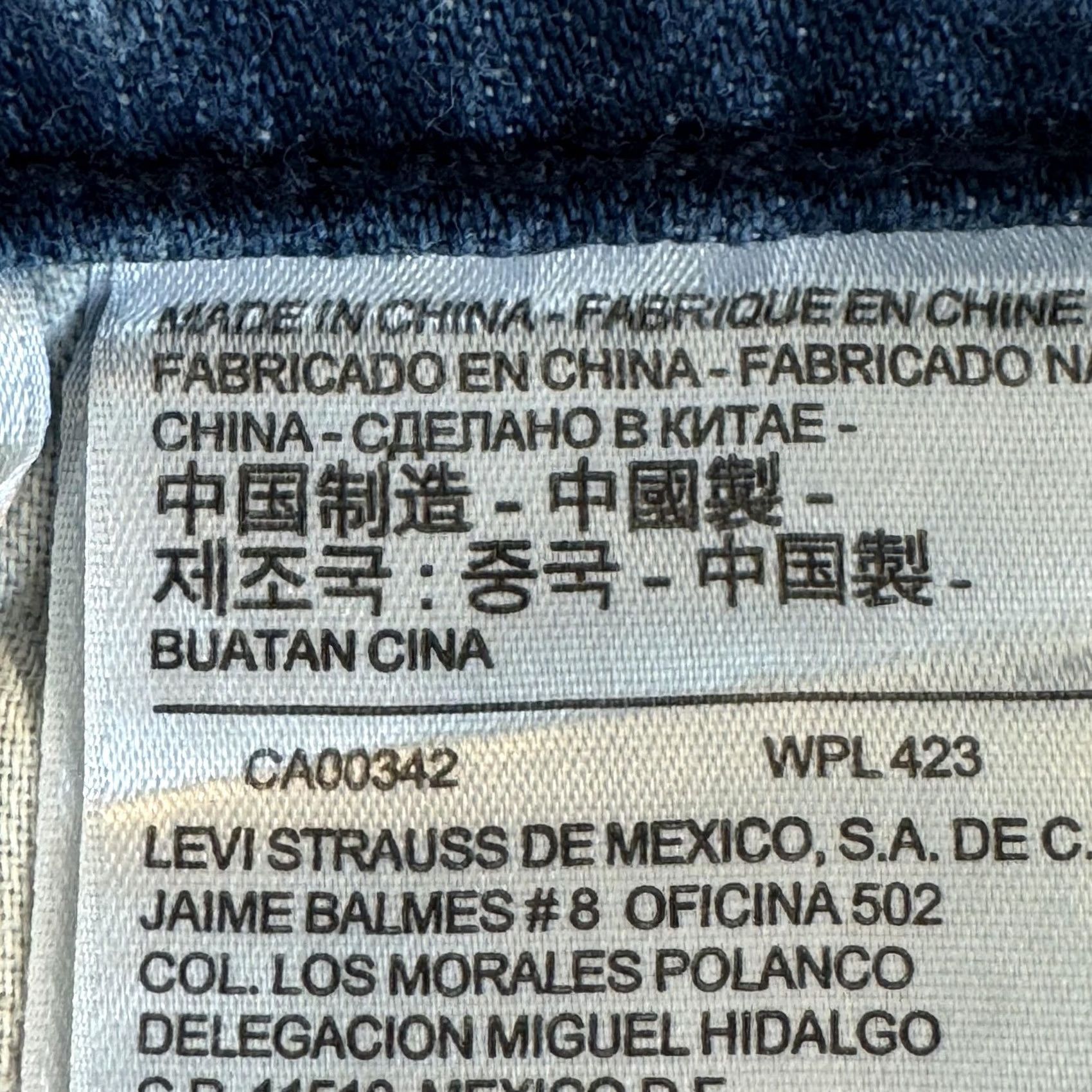 Levi's Levi's 569 Jeans Mens 40x30 Blue Loose Straight Fit Stretch Denim Zip Fly Size US 40 / EU 56 - 4 Thumbnail