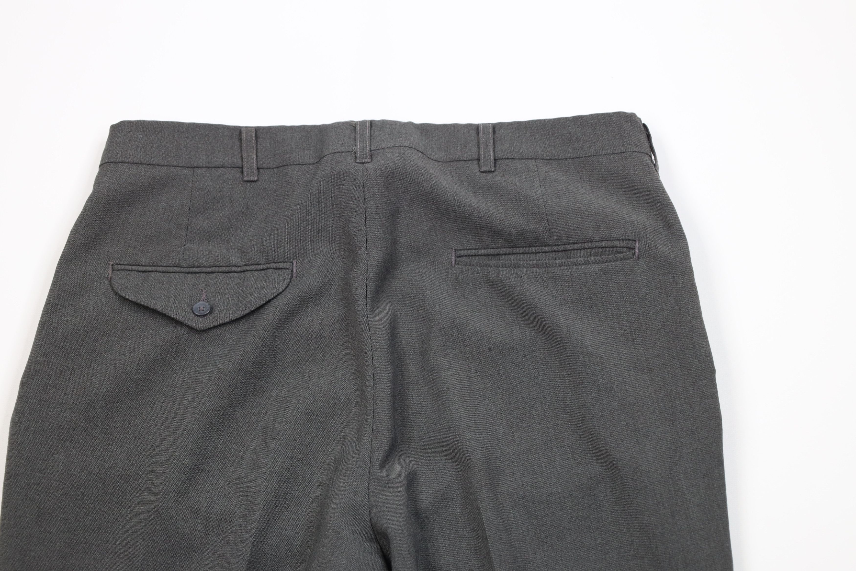 Vintage Vintage 90s Streetwear Wool Blend Wide Leg Chino Pants USA Size US 32 / EU 48 - 9 Thumbnail