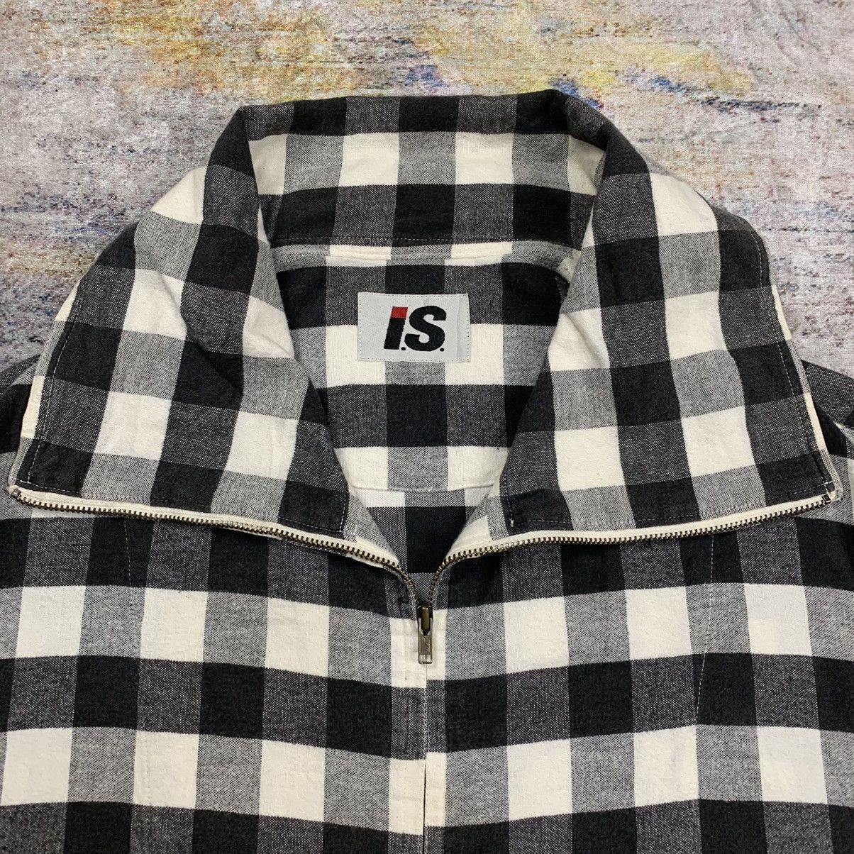 Issey Miyake × Japanese Brand Vintage 90s Issey Miyake multi pocket Zipper flannel Size US L / EU 52-54 / 3 - 4 Thumbnail