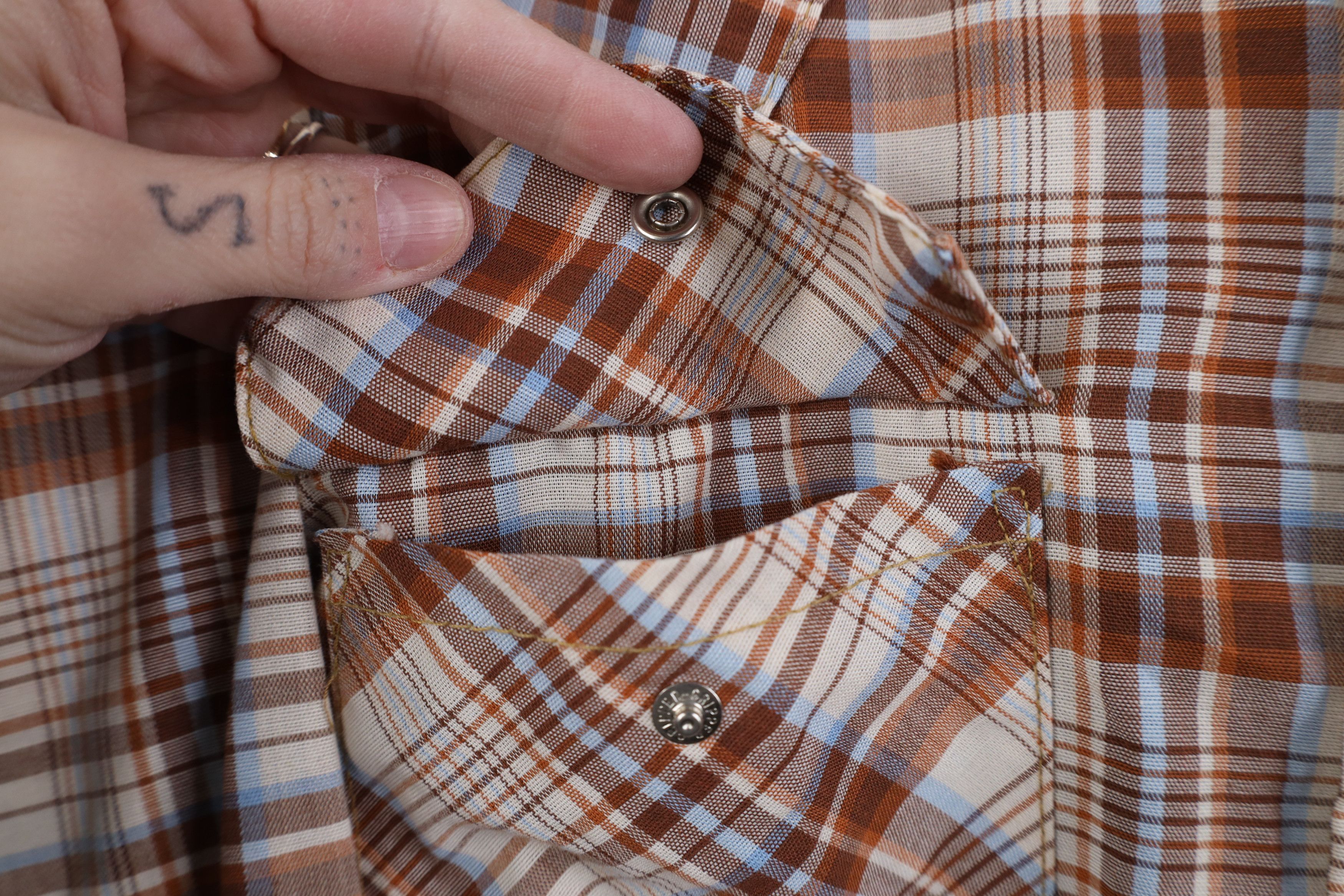 Vintage Vintage 60s 70s Big Mac Peal Snap Button Shirt Plaid USA Size US M / EU 48-50 / 2 - 6 Thumbnail