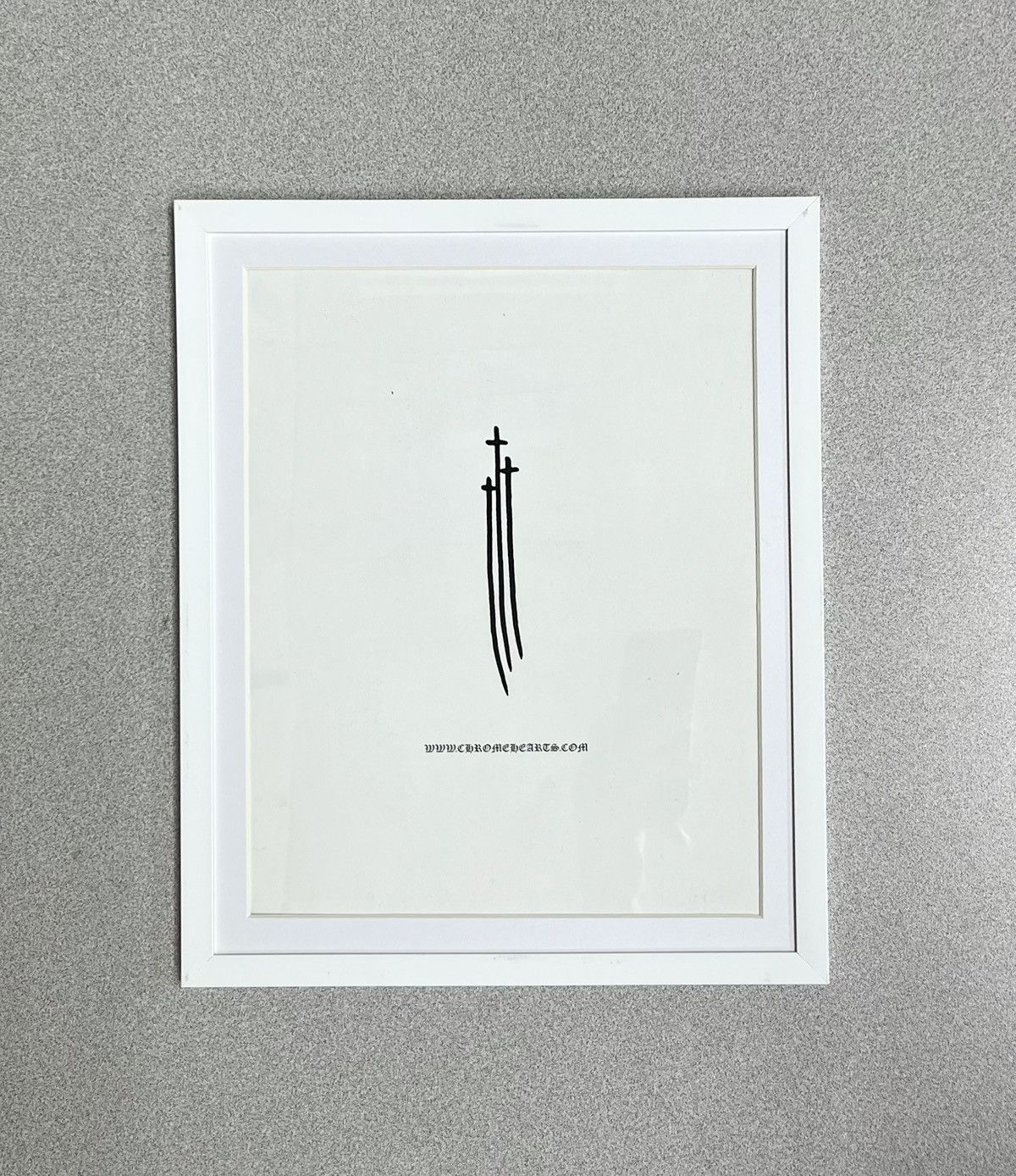 Chrome Hearts × Vintage Chrome Hearts Crosses Framed poster 8x11 magazine cutout Size ONE SIZE - 1 Preview