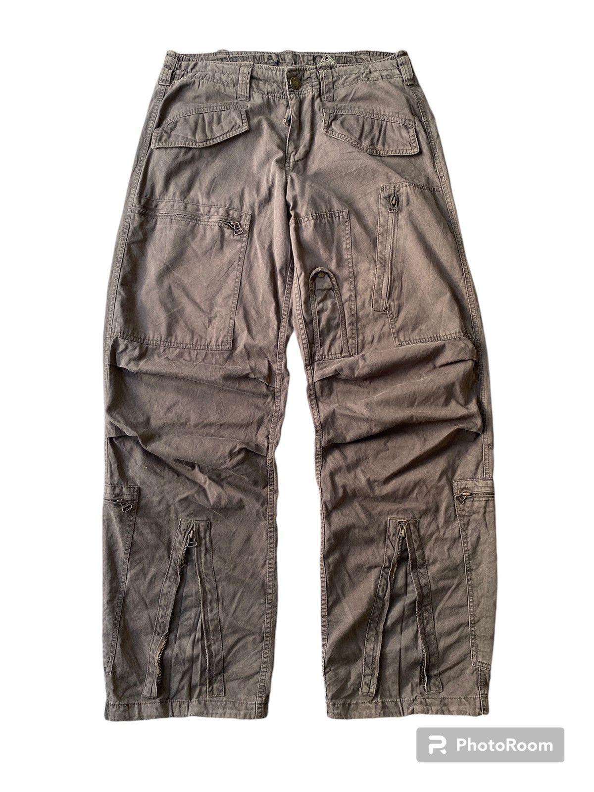 Freeman T. Porter × Japanese Brand 2000s - Freeman T.Porter Multipocket Cargo Pant Size US 32 / EU 48 - 2 Thumbnail