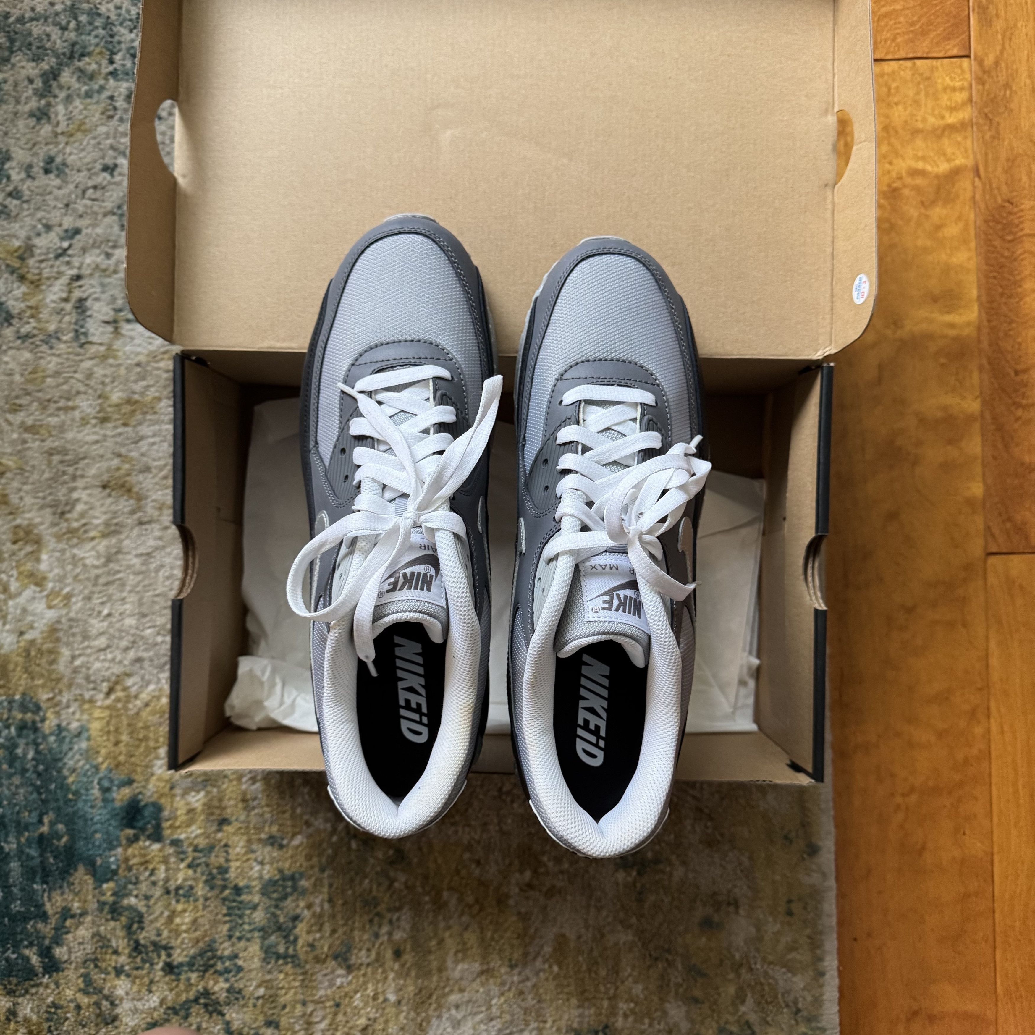 John Mayer × Nike RARE John Mayer Airmax90 Spirit Level w/ Signed Box Size US 11 / EU 44 - 2 Thumbnail
