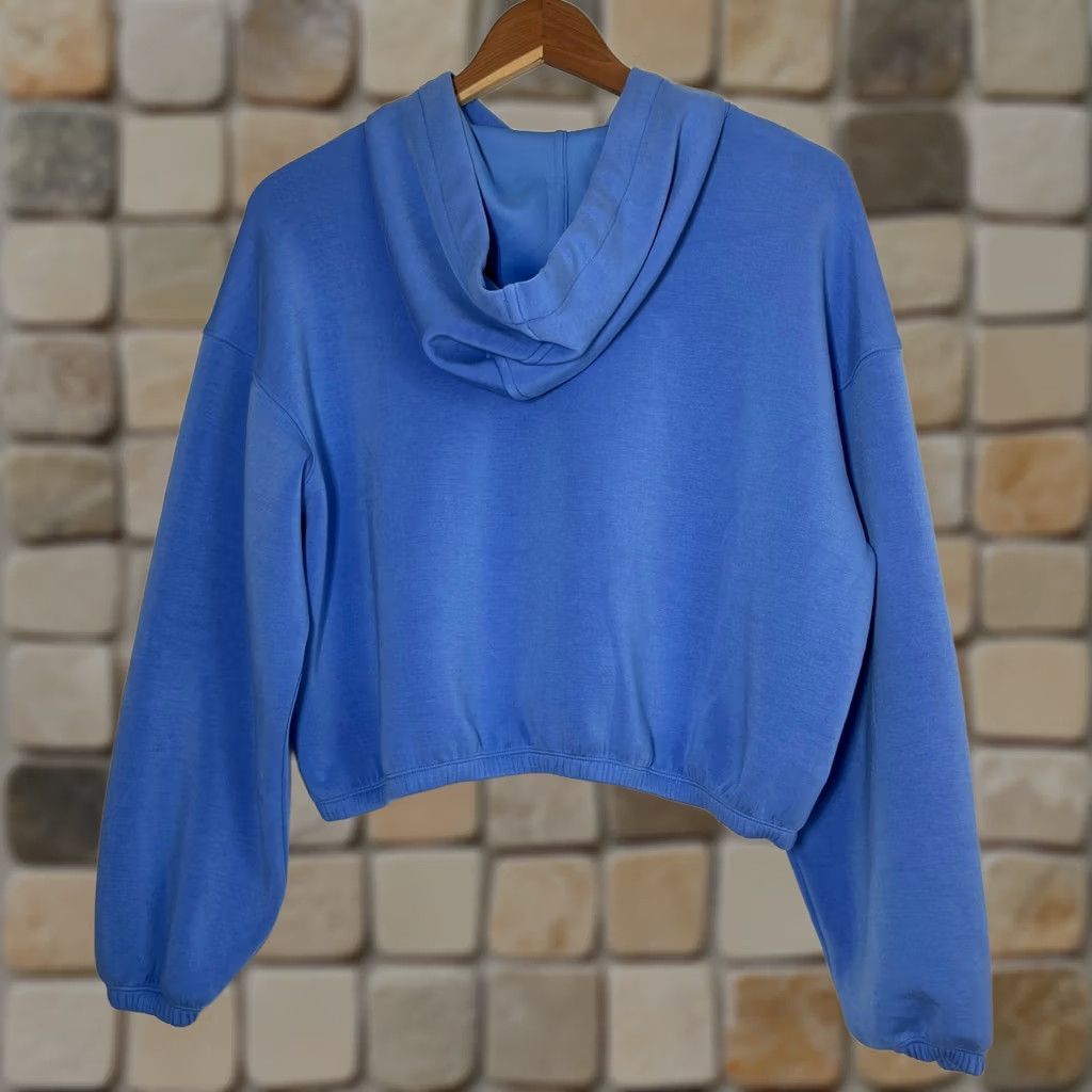Spanx SPANX Women’s AirEssentials Blue Hoodie M Shirt Pullover Hooded Lightweight Stretch Womens Boys? Size M / US 6-8 / IT 42-44 - 1 Thumbnail