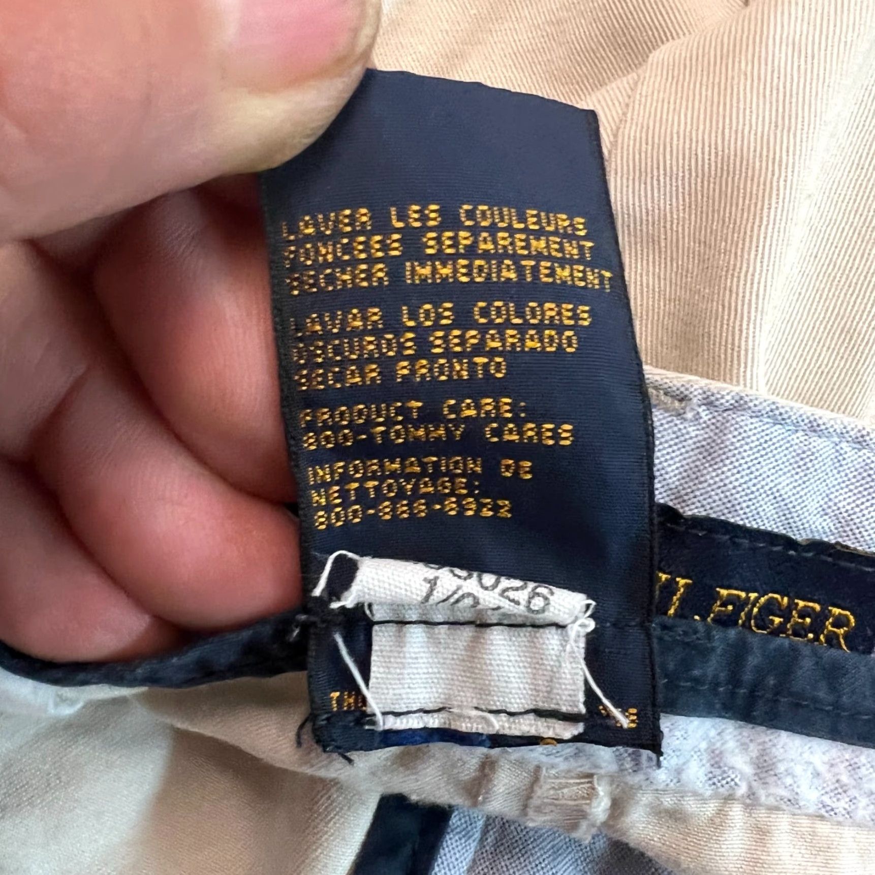 Tommy Hilfiger Tommy Hilfiger Golf Pleated Casual Mens Shorts Beige Size 36 Size US 36 / EU 52 - 6 Thumbnail