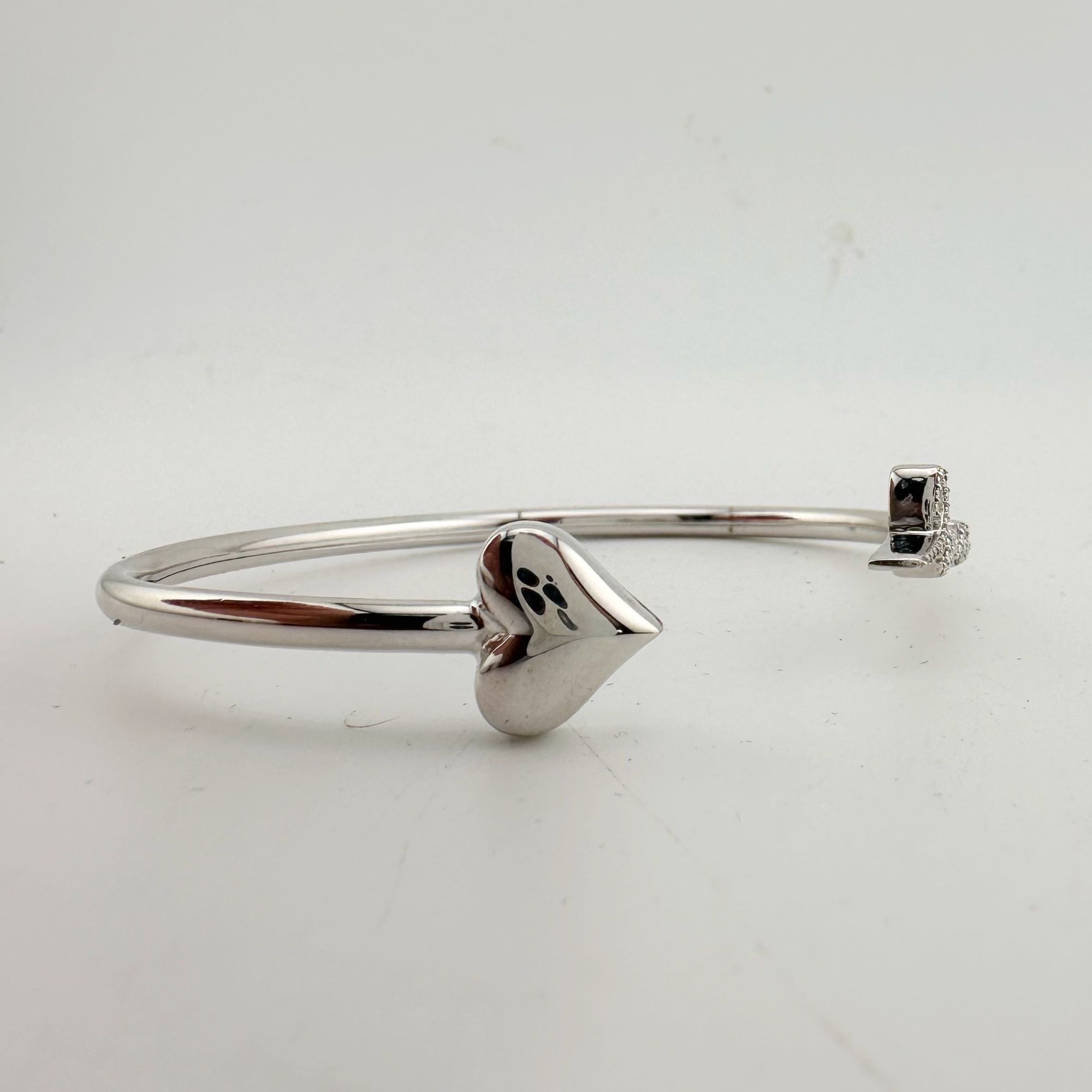 Other Sterling Silver "LOVE" Cuff Bracelet Size ONE SIZE - 6 Thumbnail