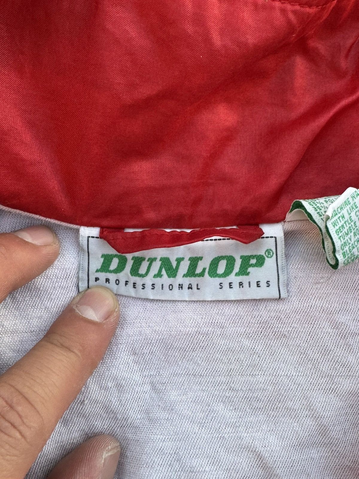 Dunlop Dunlop red and blue windbreaker jacket Size US L / EU 52-54 / 3 - 4 Thumbnail