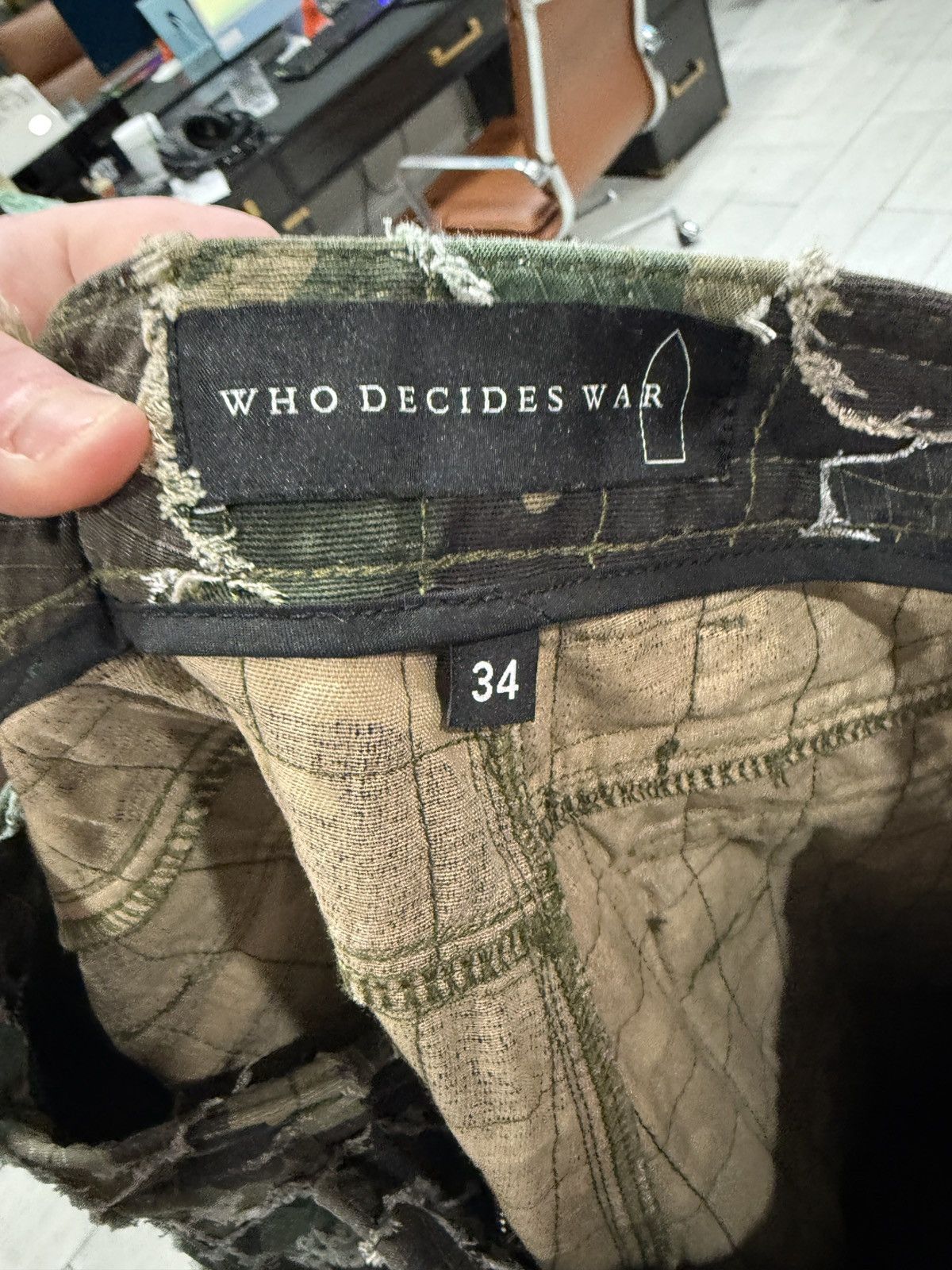 Who Decides War Who Decides War Washed Camo Pant Size US 34 / EU 50 - 2 Thumbnail