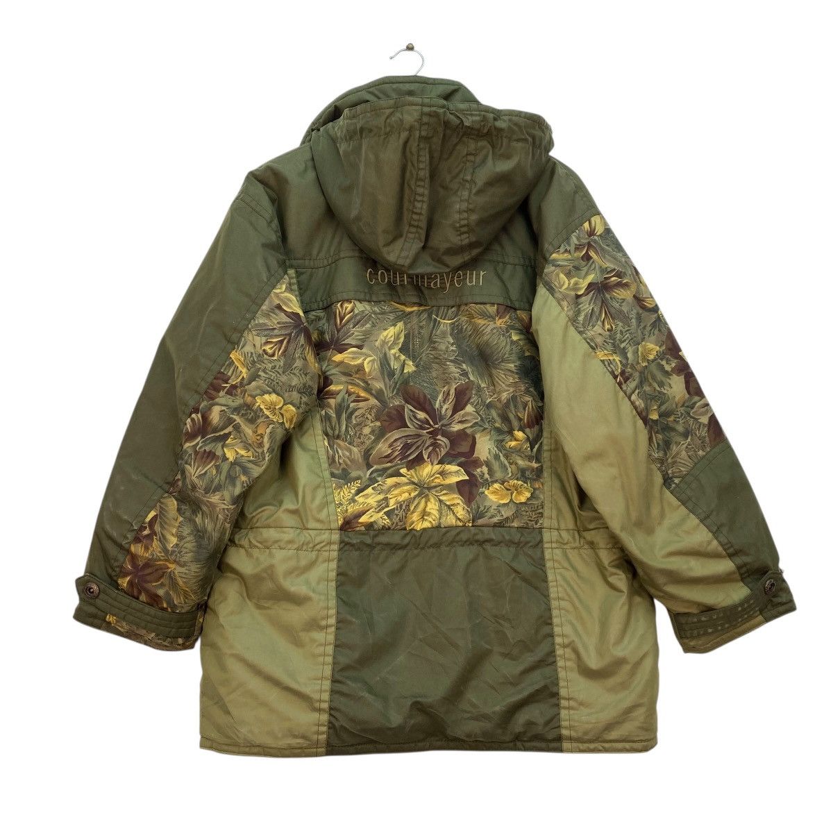 Vintage 💥Vintage 90's Courmayeur hooded ski jacket Floral Size US M / EU 48-50 / 2 - 2 Thumbnail