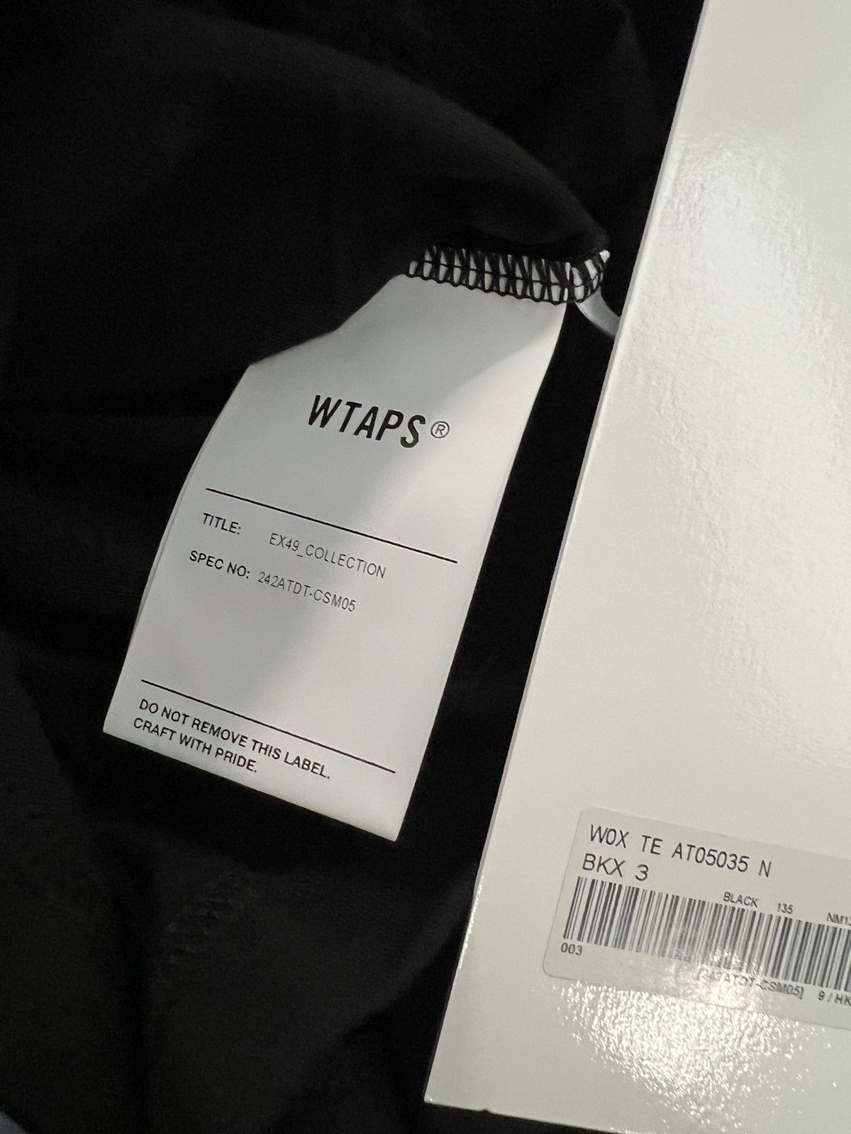 Wtaps Wtaps ACADEMY / SS / COTTON short sleeve T-shirt Tee Black Size US L / EU 52-54 / 3 - 5 Thumbnail
